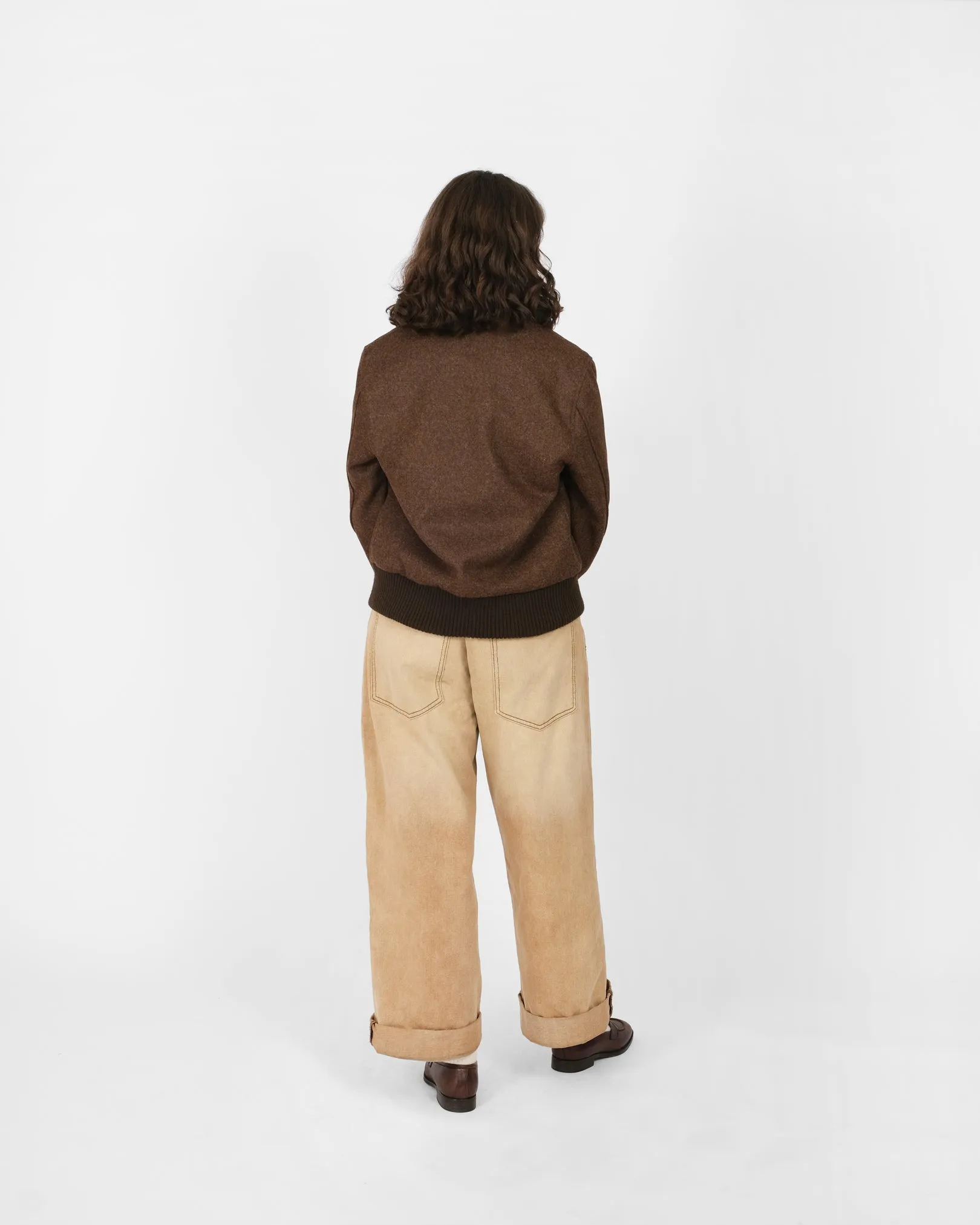 Women's Flyer's Club Jacket - Medium Brown Mix sold by Dehen 1920 product image thumbnail 3
