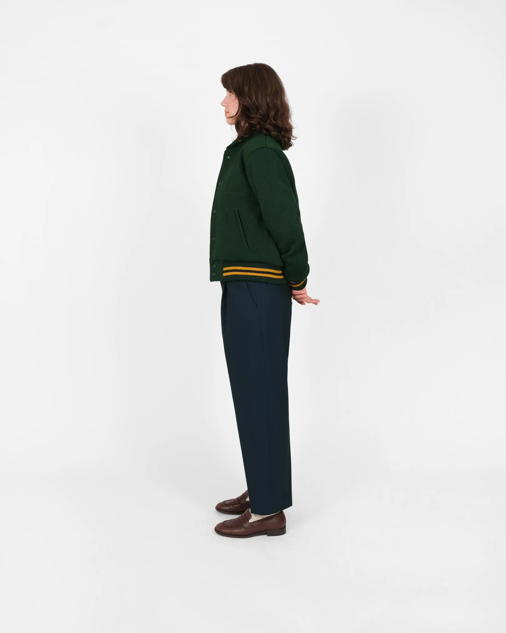 Women's Knit Club Jacket - Pine sold by Dehen 1920 product image thumbnail 4