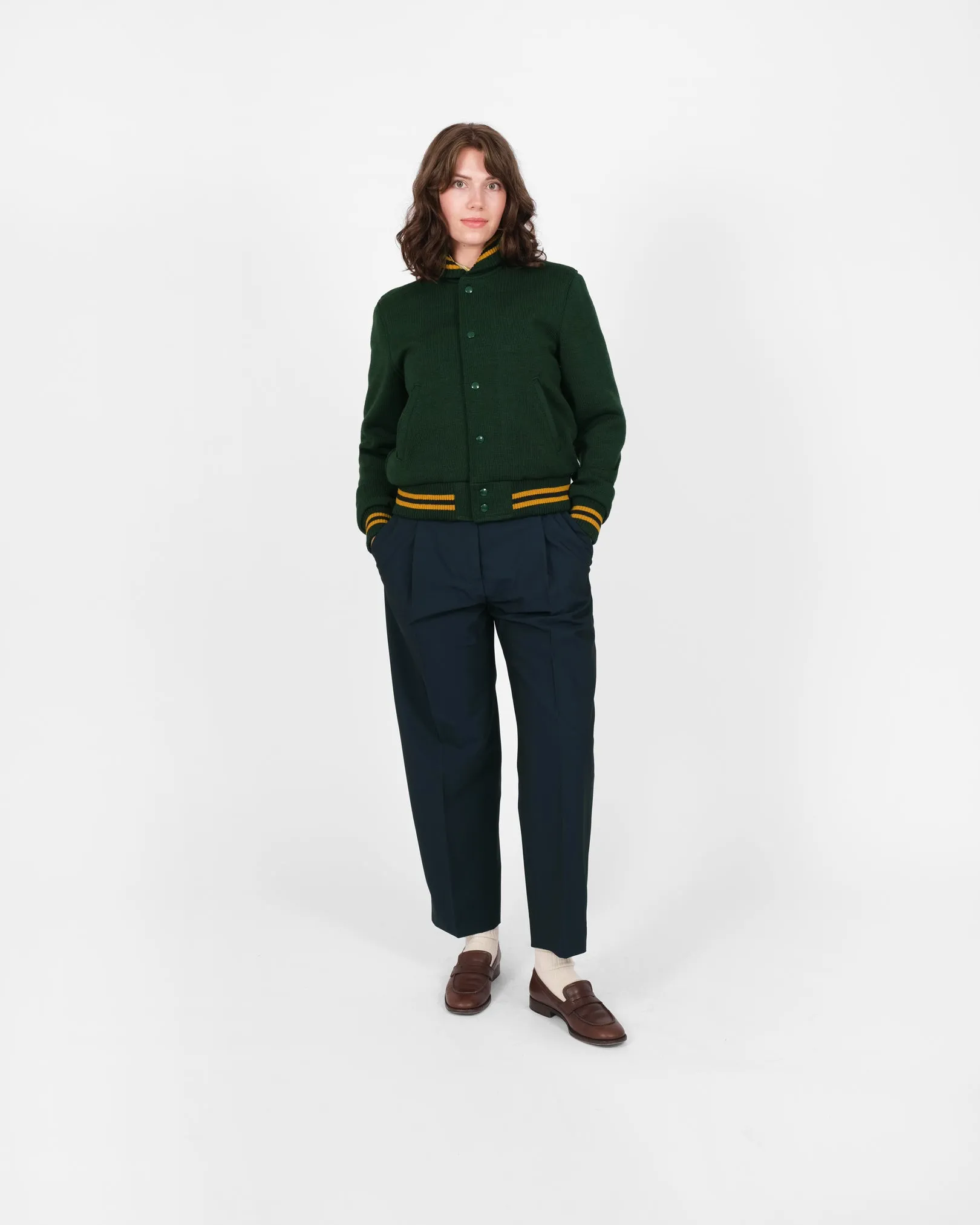 Women's Knit Club Jacket - Pine sold by Dehen 1920 product image thumbnail 2