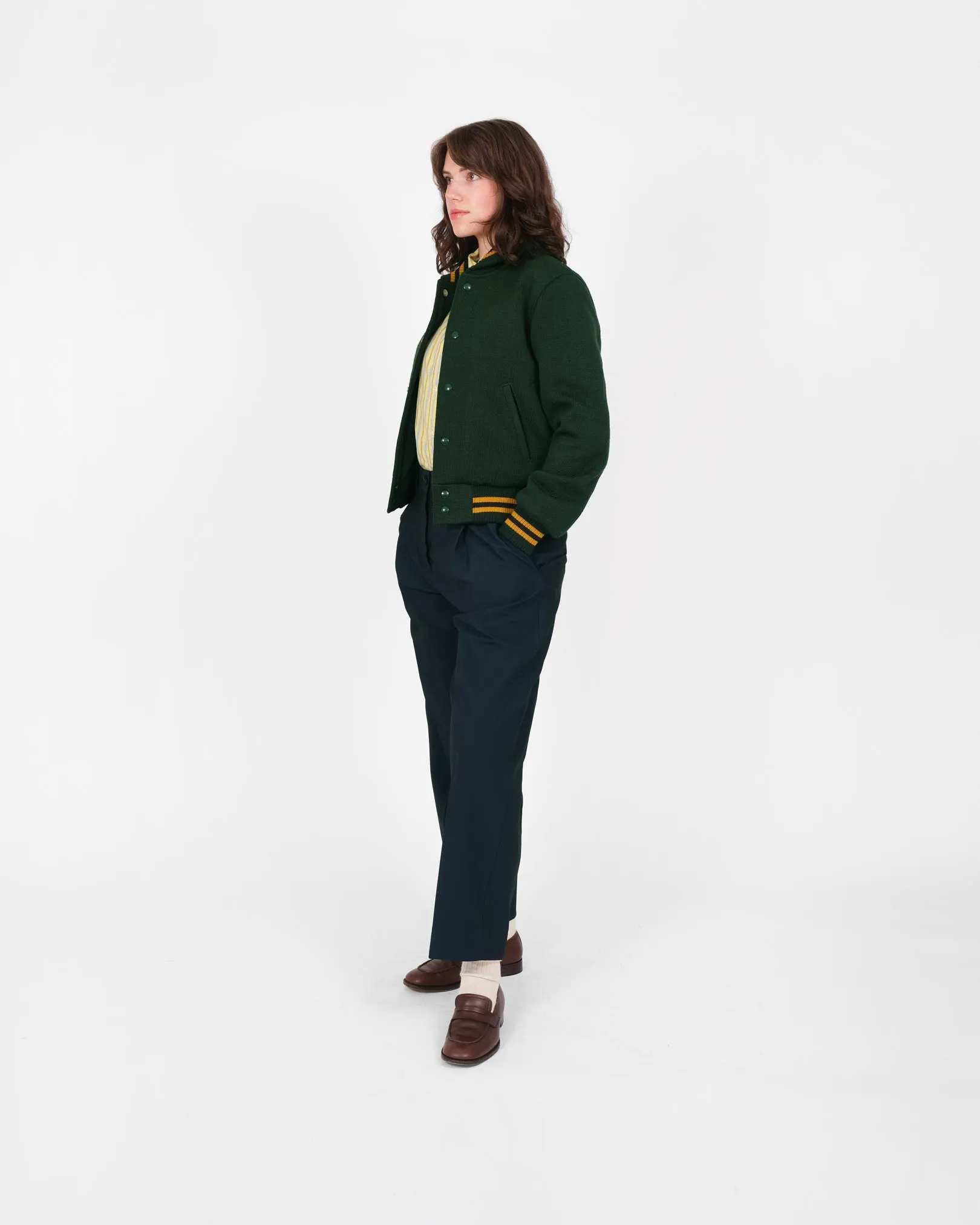 Women's Knit Club Jacket - Pine sold by Dehen 1920 product image thumbnail 3