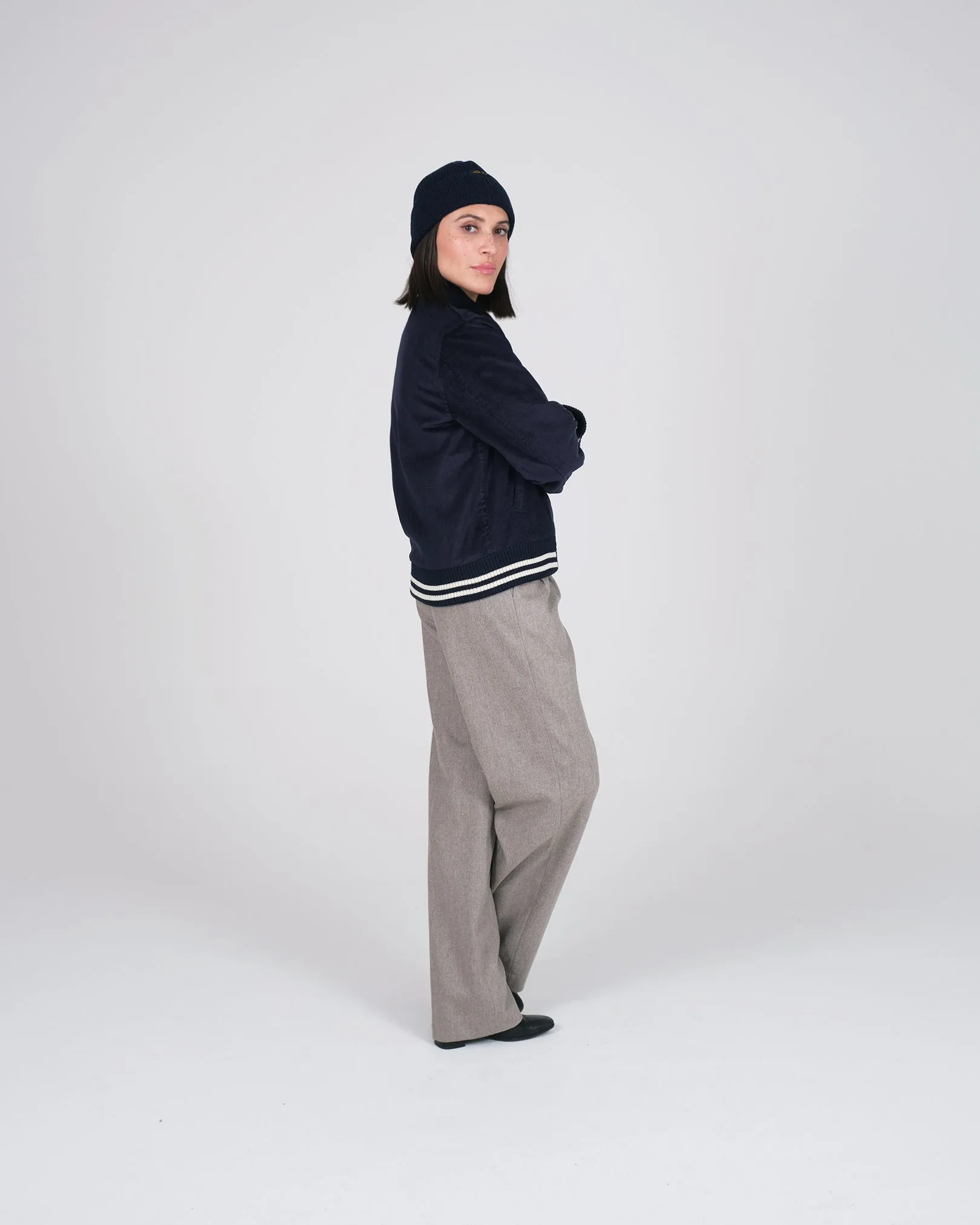 Women's Team Jacket - Navy sold by Dehen 1920 product image thumbnail 5