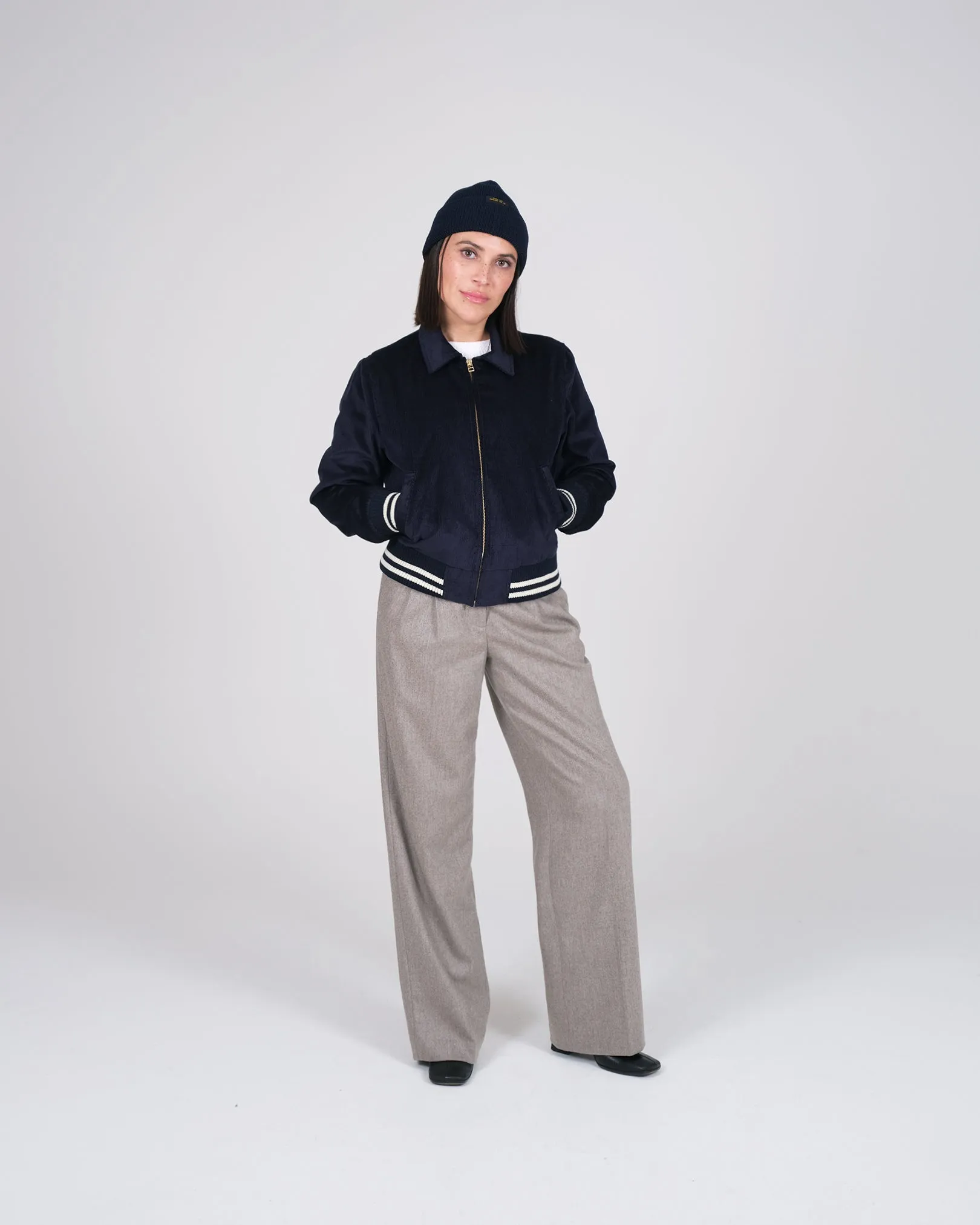 Women's Team Jacket - Navy sold by Dehen 1920 product image thumbnail 2