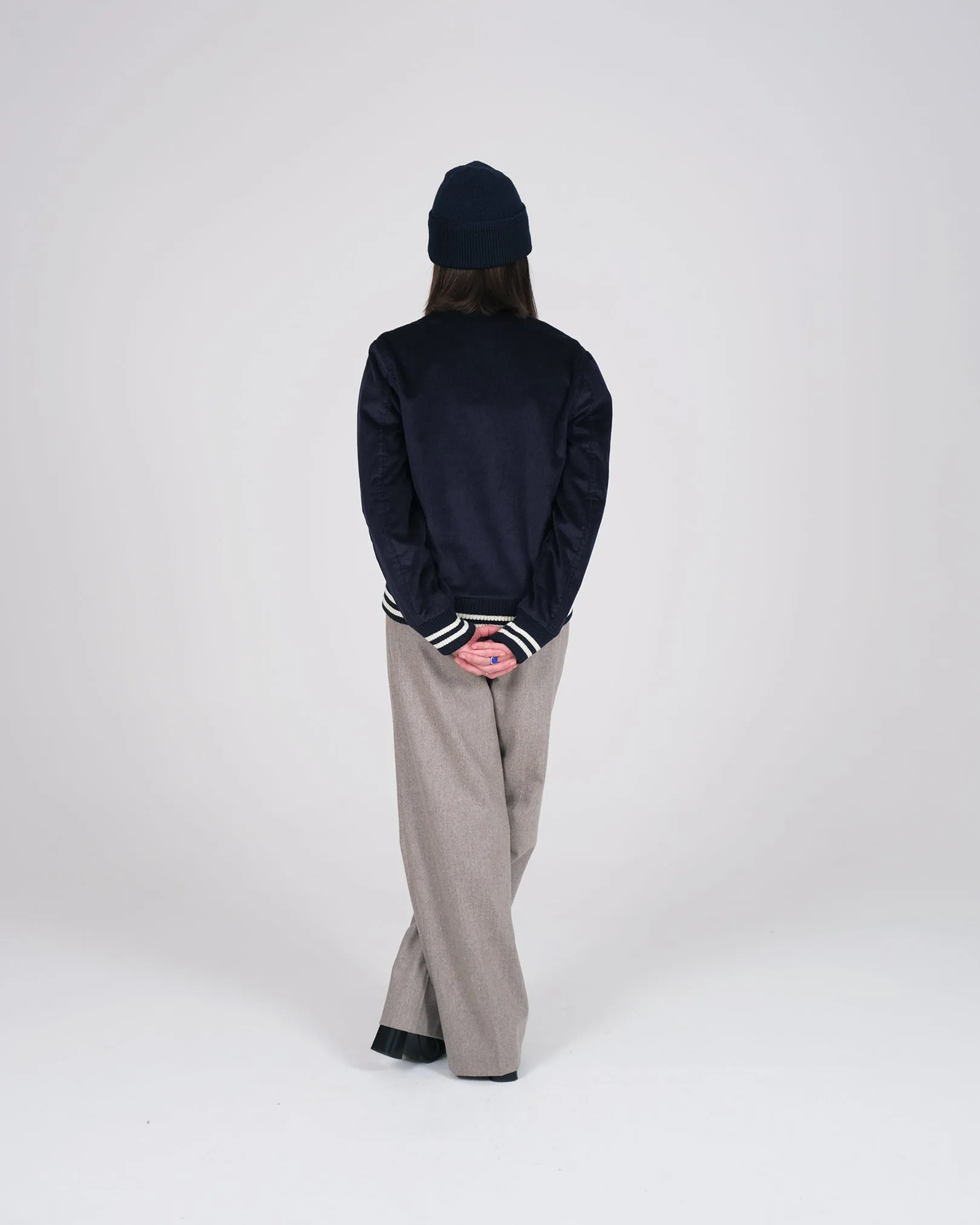 Women's Team Jacket - Navy sold by Dehen 1920 product image thumbnail 3