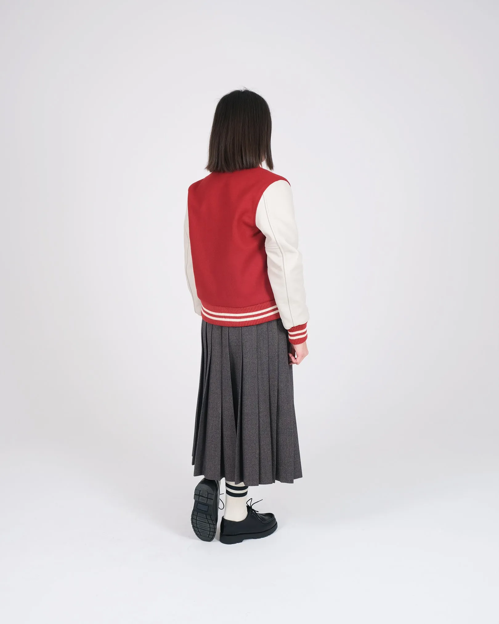 Women's Varsity Jacket - Forster Red / Milk sold by Dehen 1920 product image thumbnail 5
