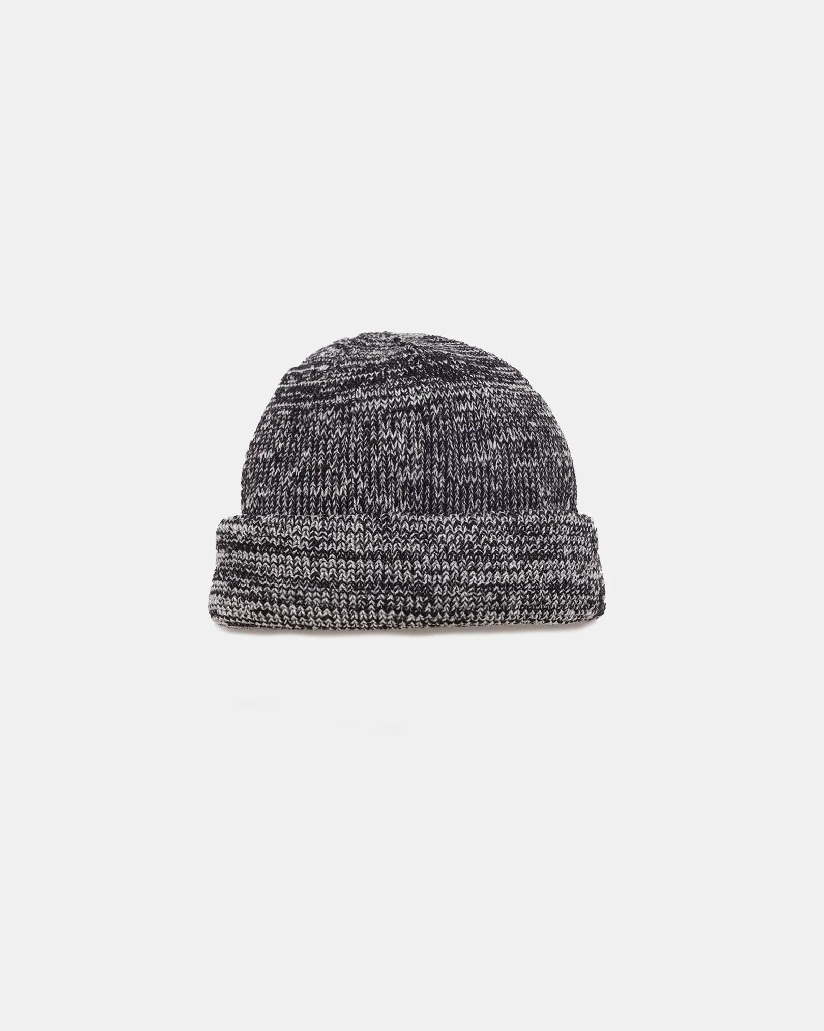 Wool Knit Watch Cap - Black / Natural Mix sold by Dehen 1920 product image thumbnail 2
