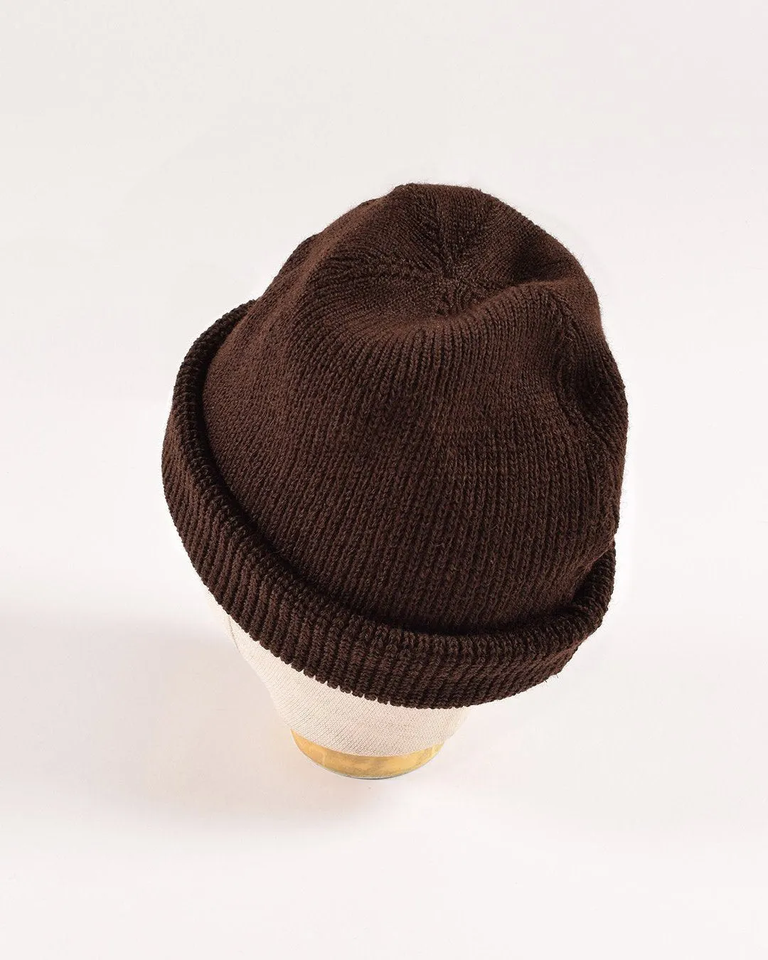 Wool Knit Watch Cap - Brown sold by Dehen 1920 product image thumbnail 4