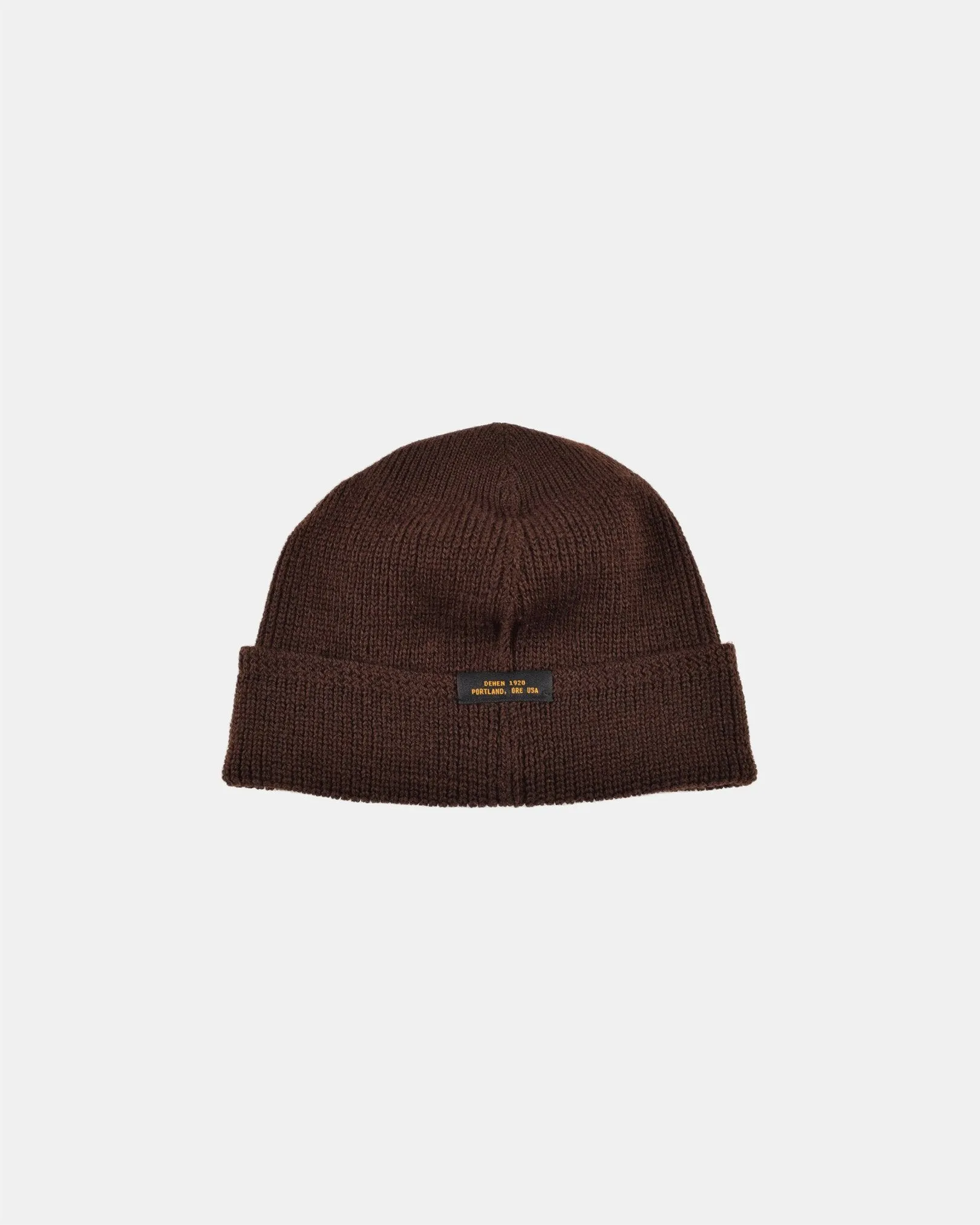 Wool Knit Watch Cap - Brown sold by Dehen 1920