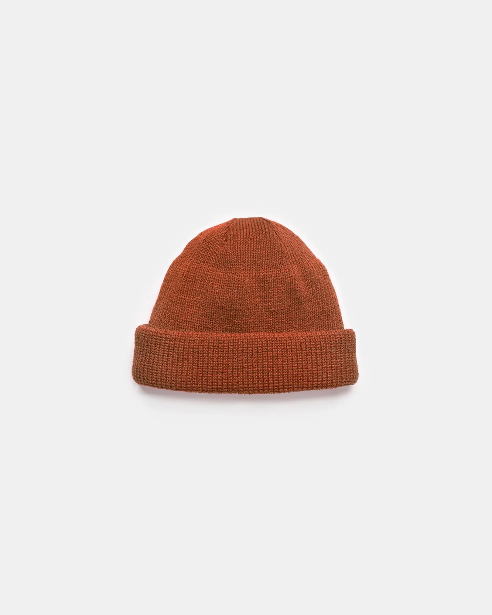 Wool Knit Watch Cap - Burnt Orange sold by Dehen 1920 product image thumbnail 2