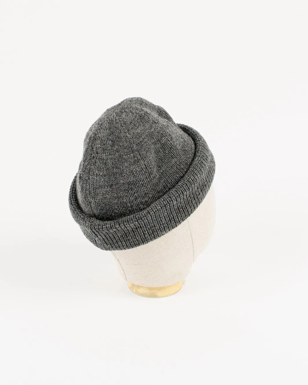 Wool Knit Watch Cap - Charcoal sold by Dehen 1920 product image thumbnail 4