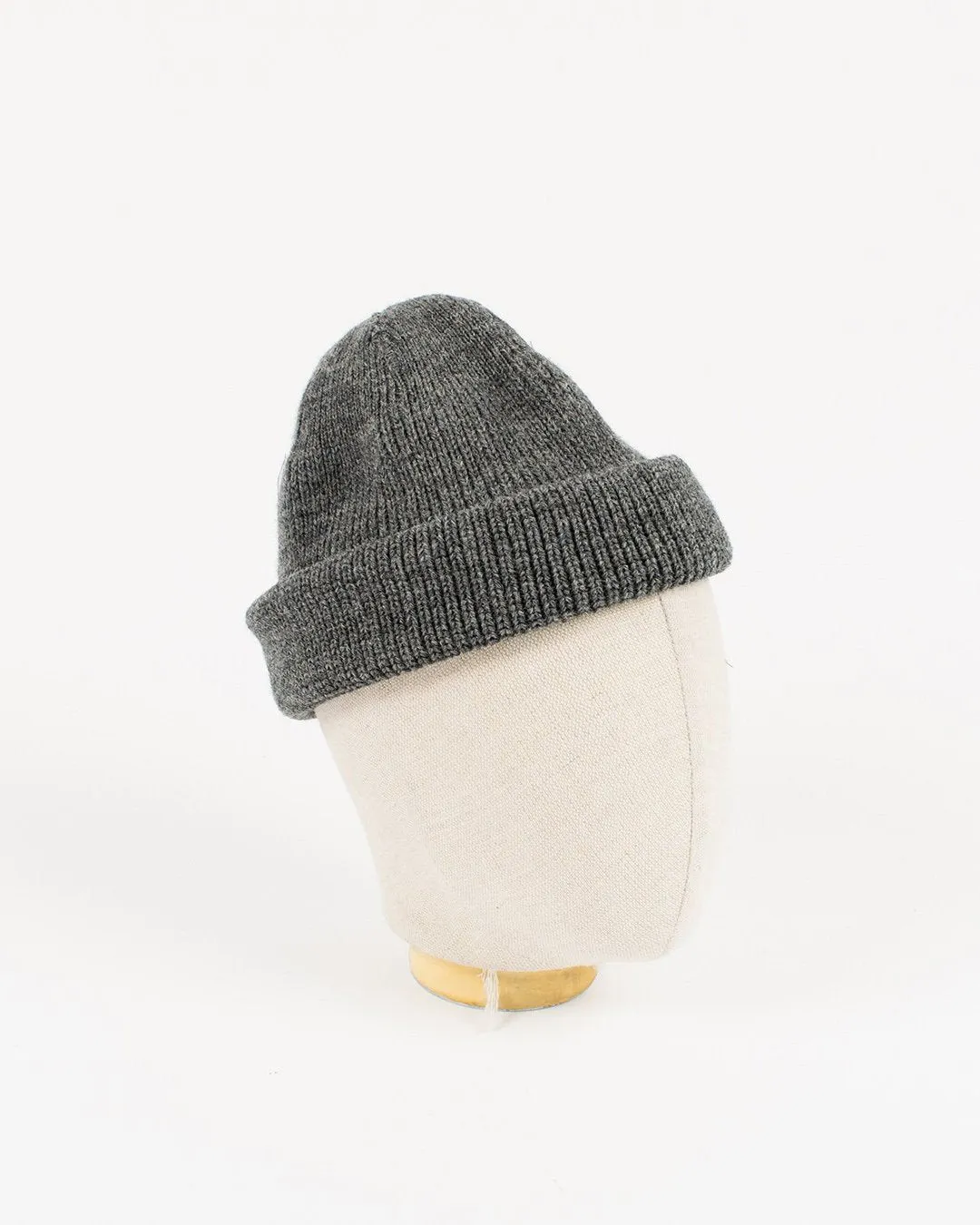 Wool Knit Watch Cap - Charcoal sold by Dehen 1920 product image thumbnail 3