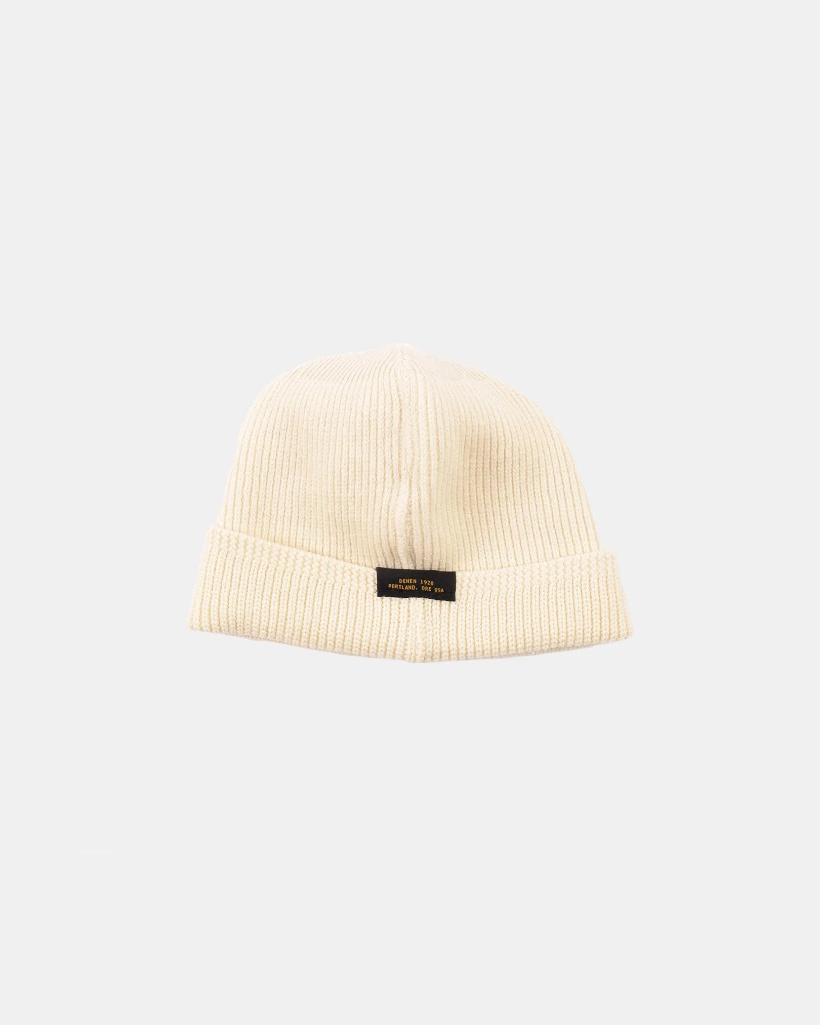 Wool Knit Watch Cap - Natural sold by Dehen 1920