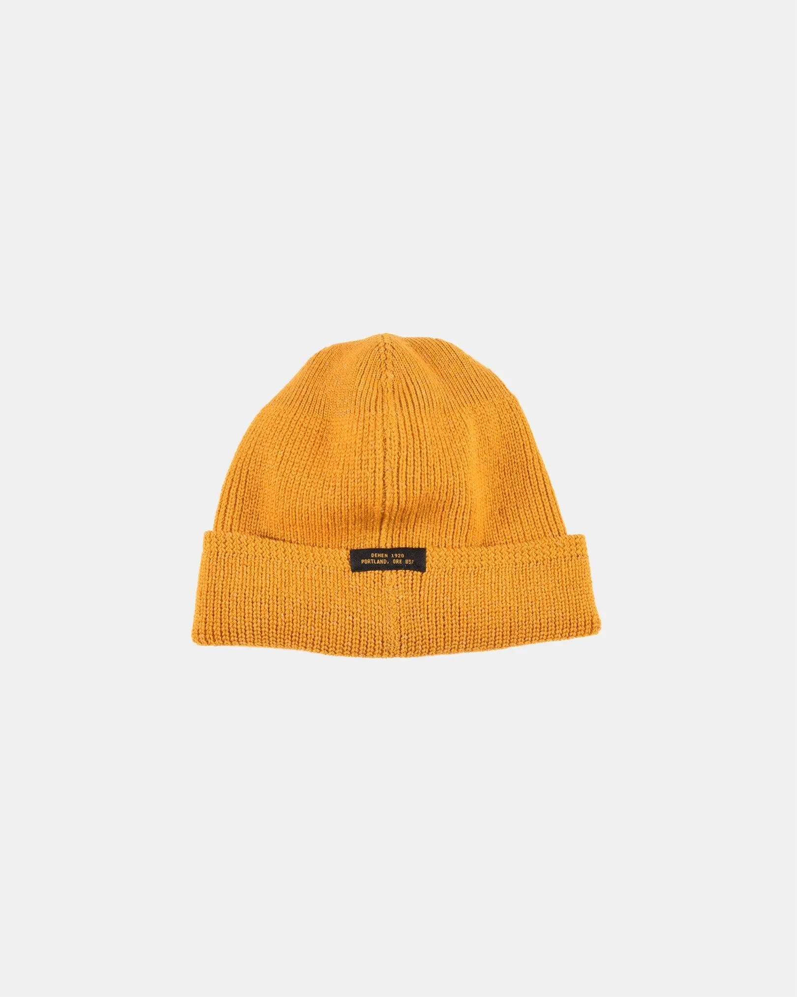 Wool Knit Watch Cap - Old Gold sold by Dehen 1920