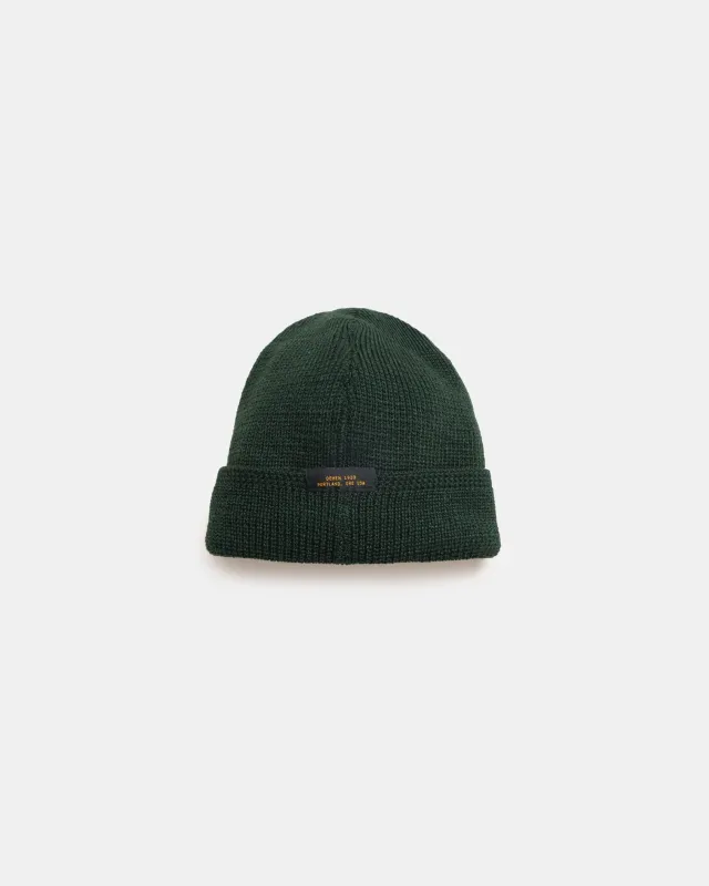 Wool Knit Watch Cap - Pine sold by Dehen 1920