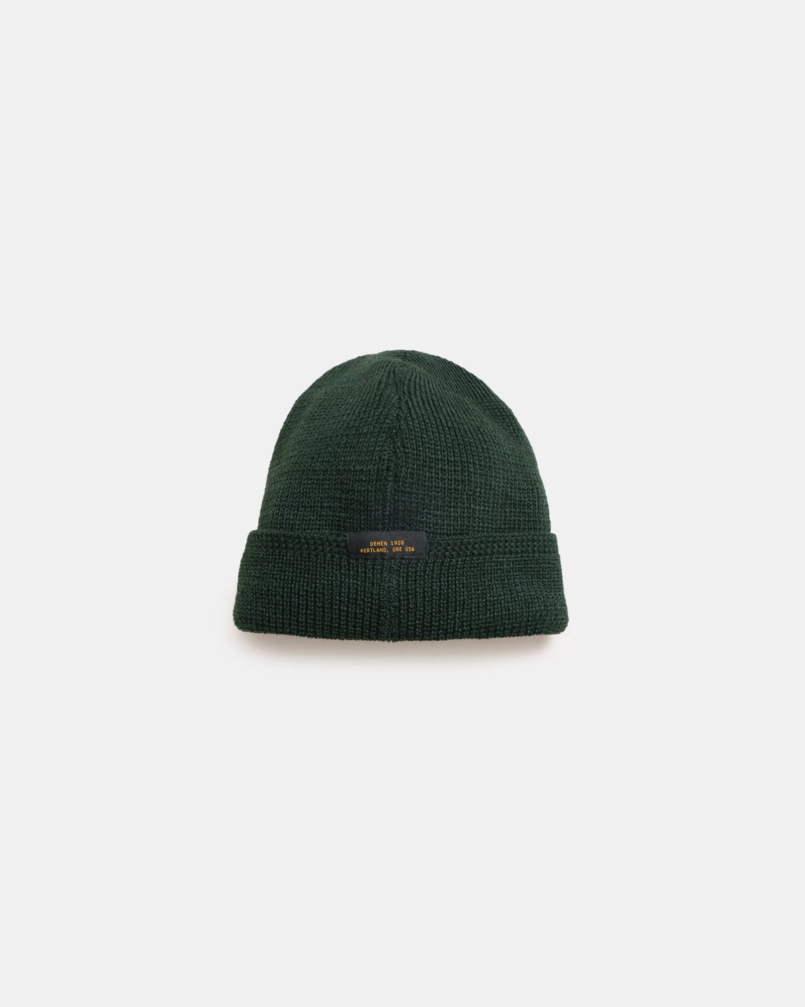 Wool Knit Watch Cap - Pine sold by Dehen 1920