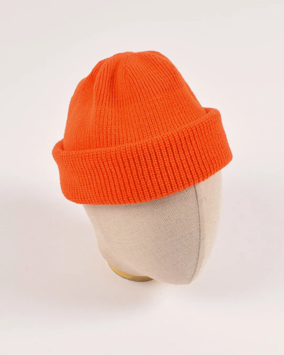 Wool Knit Watch Cap - Safety Orange sold by Dehen 1920 product image thumbnail 3