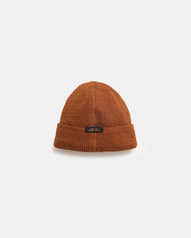 Wool Knit Watch Cap - Whiskey sold by Dehen 1920