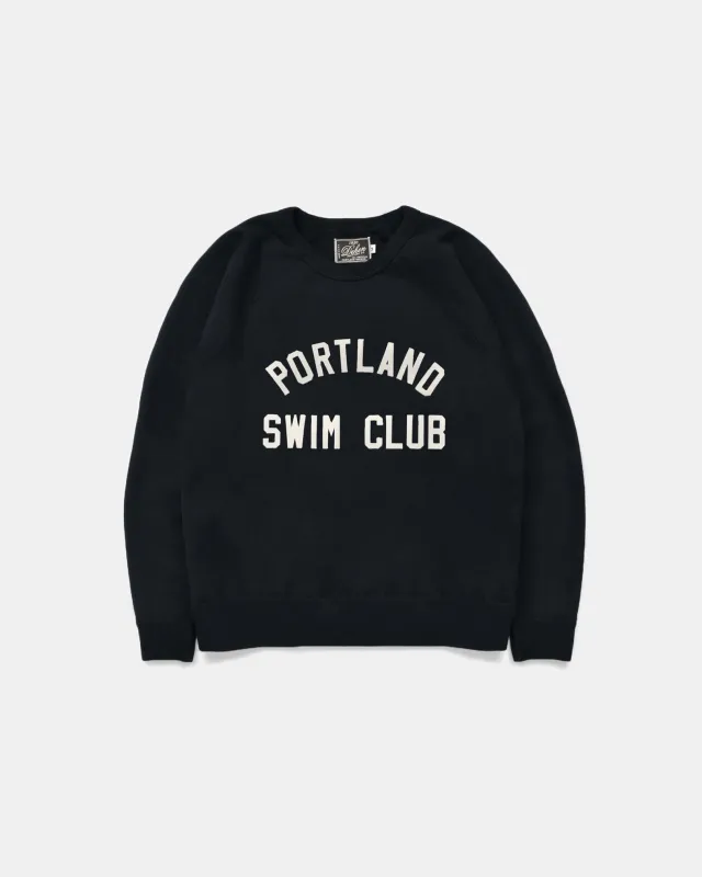 Heavy Duty Crew - Portland Swim Club - Dark Charcoal / PRE-ORDER made by Dehen 1920