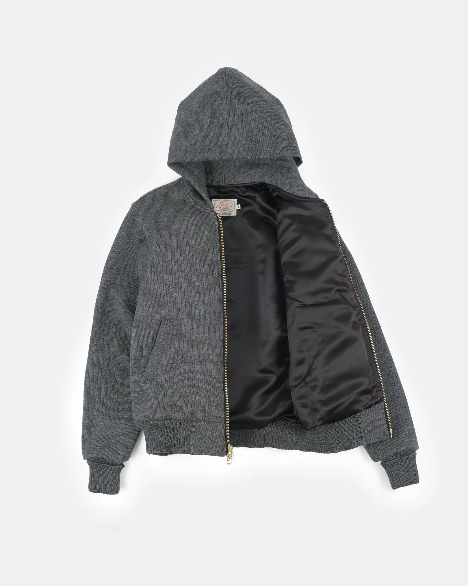Full-Throttle Moto-Hoodie - Charcoal sold by Dehen 1920 product image thumbnail 3