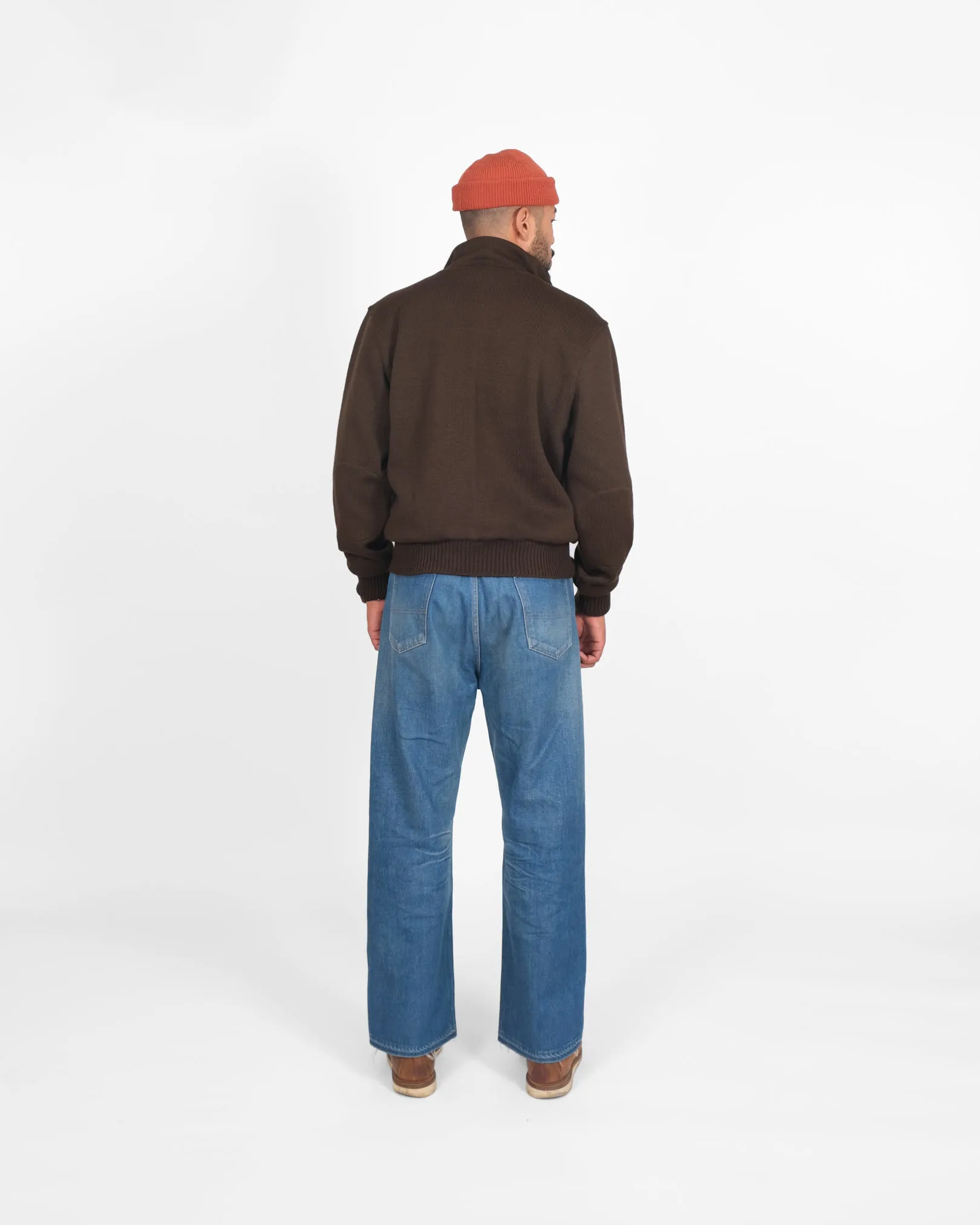Full-Throttle Moto-Sweater - Brown sold by Dehen 1920 product image thumbnail 5