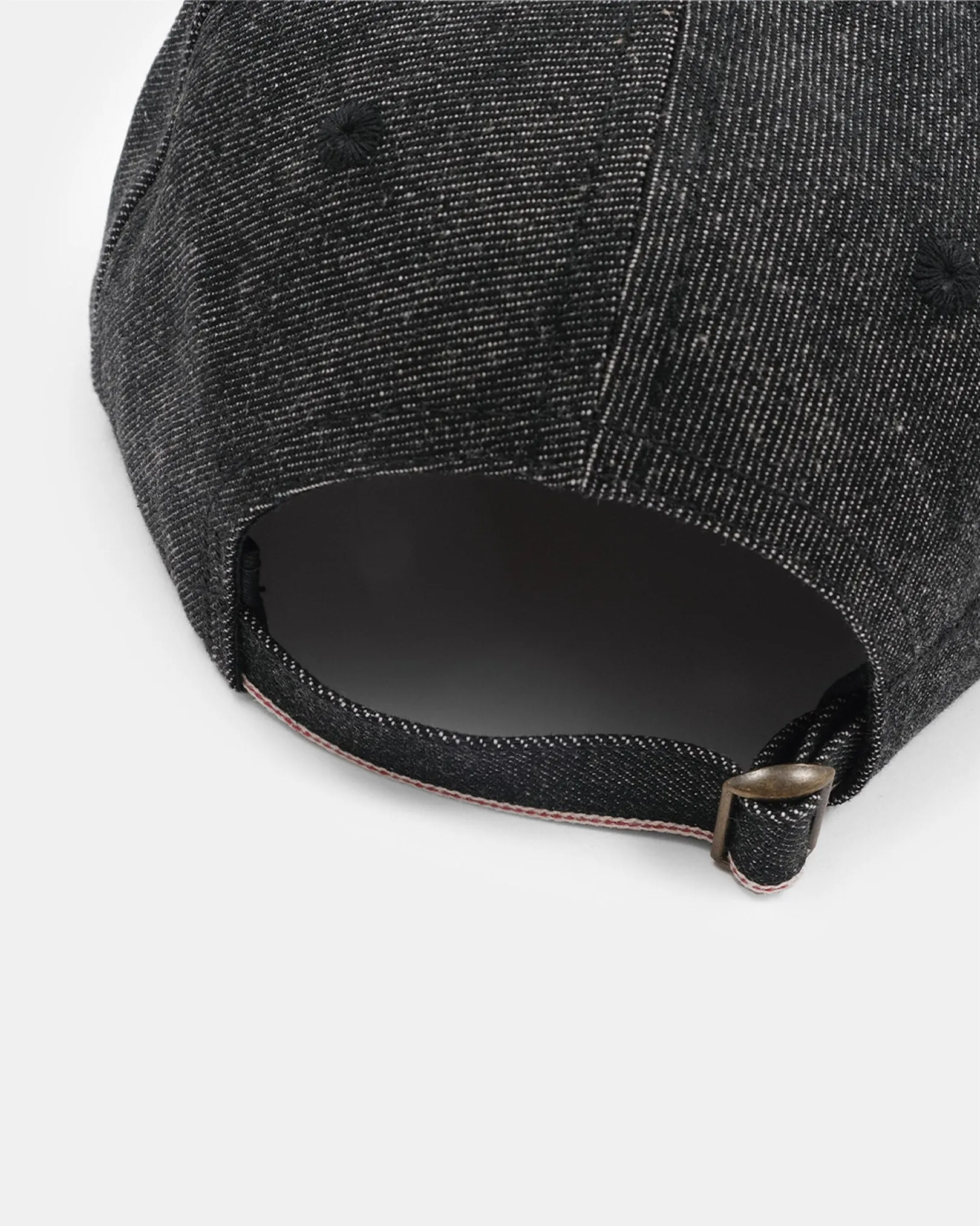 Unstructured Baseball Hat - Black Selvedge Denim sold by Dehen 1920 product image thumbnail 4