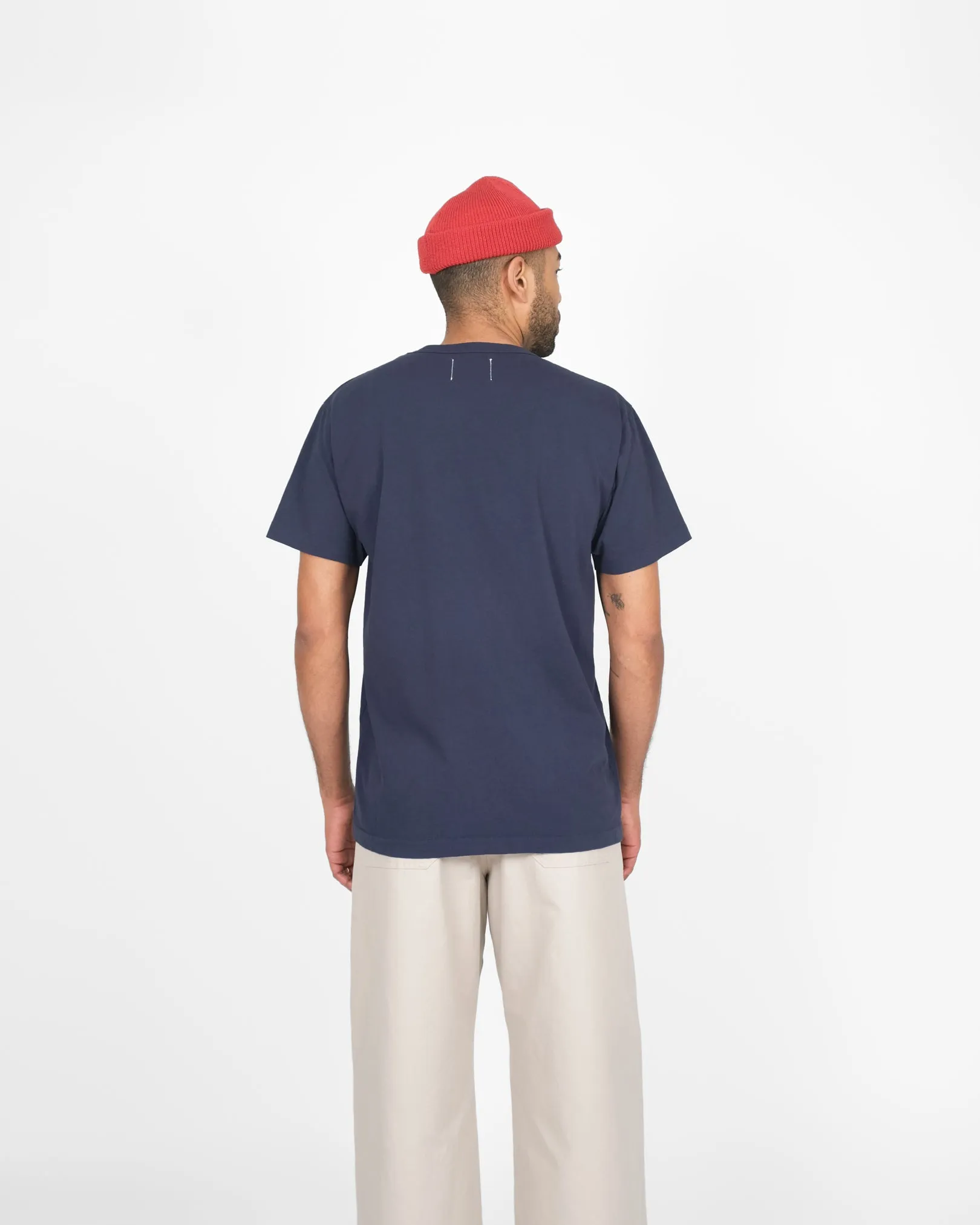 Heavy Duty Tee - Track Tee - Navy sold by Dehen 1920 product image thumbnail 5