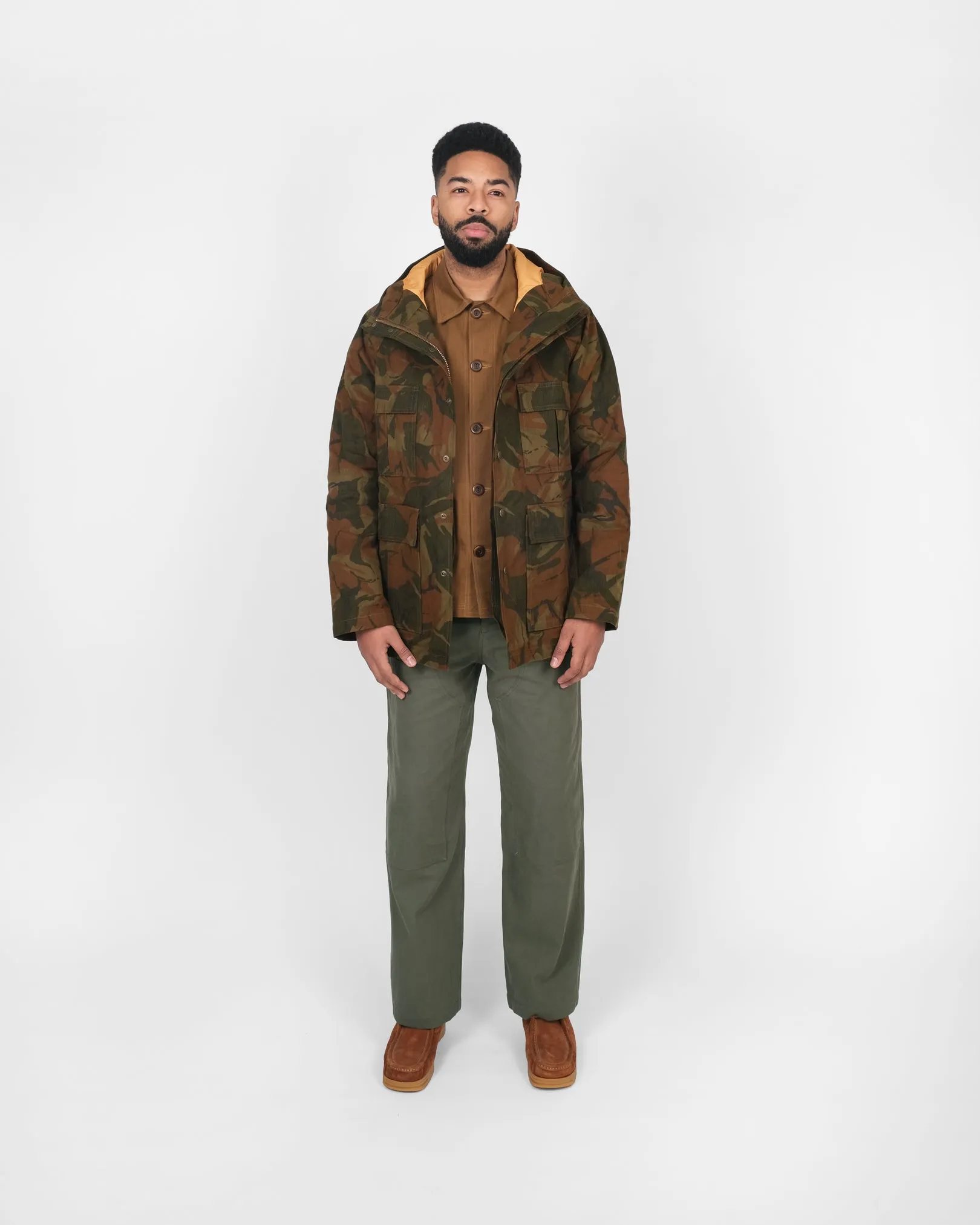 Heavy Duty Raincoat - Ginger Camo sold by Dehen 1920 product image thumbnail 2