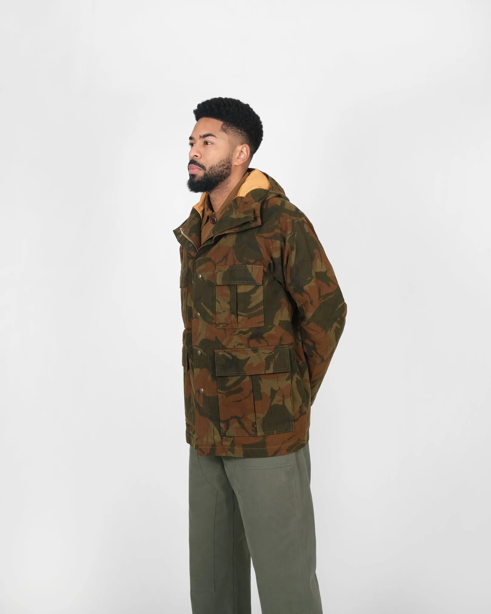 Heavy Duty Raincoat - Ginger Camo sold by Dehen 1920 product image thumbnail 3