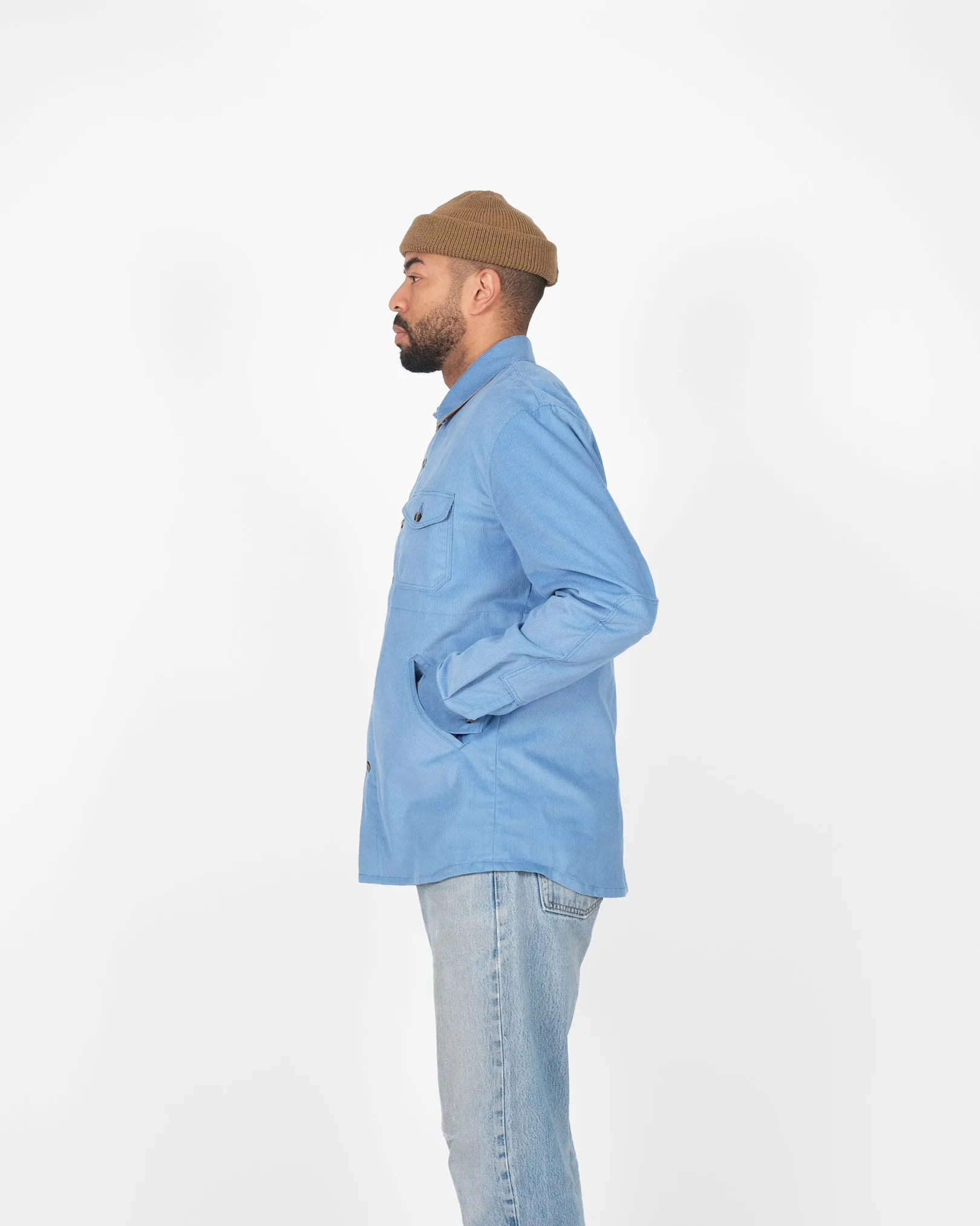 Crissman Overshirt - Dusty Blue sold by Dehen 1920 product image thumbnail 4