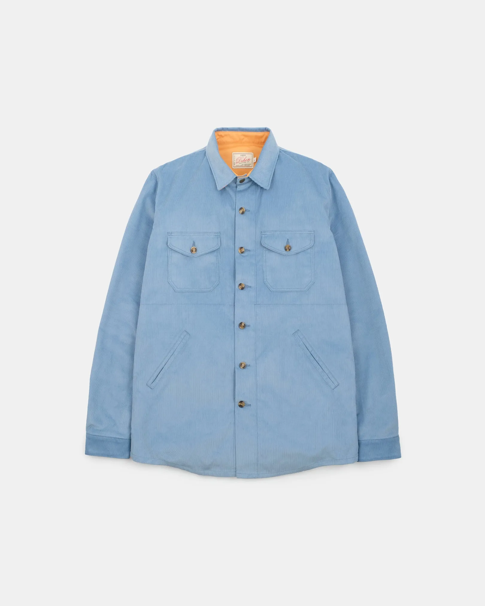Crissman Overshirt - Dusty Blue sold by Dehen 1920