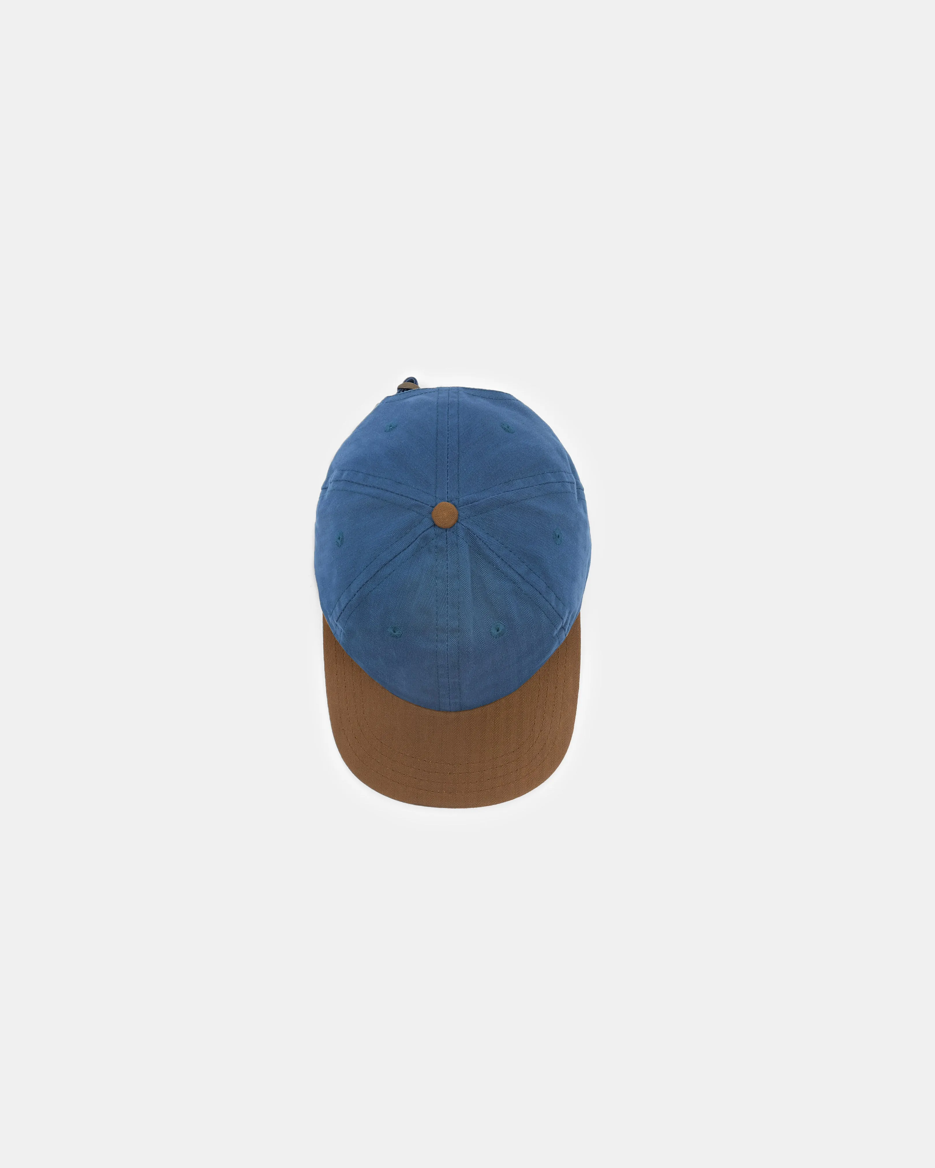 2-Tone Baseball Hat - Mock Blue / Nicotine sold by Dehen 1920 product image thumbnail 2