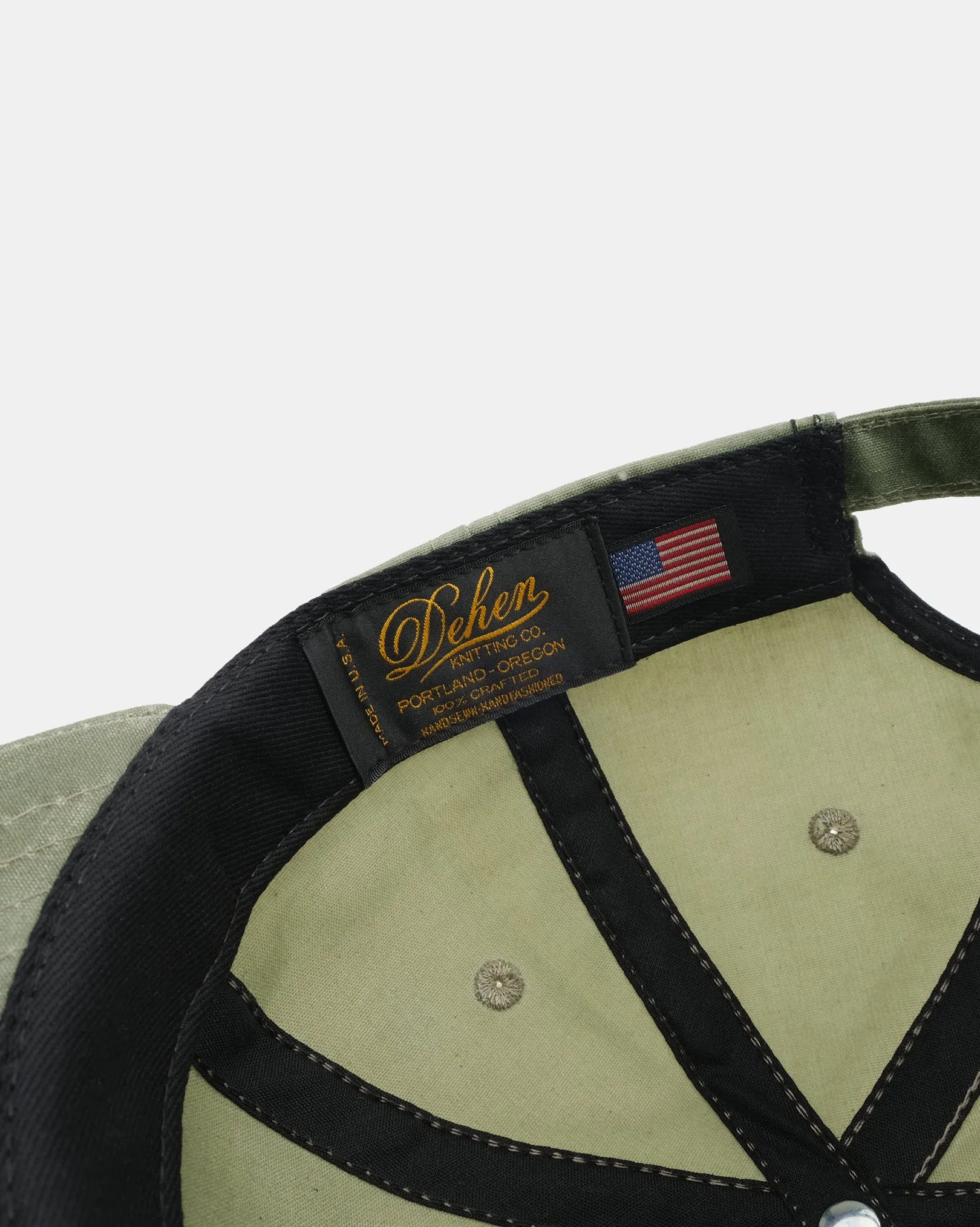 Unstructured Baseball Hat - Light Moss sold by Dehen 1920 product image thumbnail 4