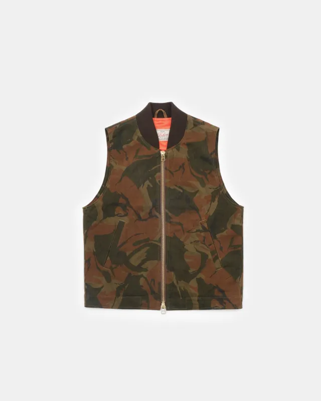 Flight Vest - Ginger Camo sold by Dehen 1920
