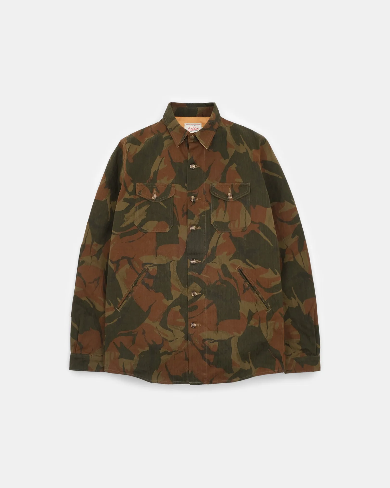 Waxed Cotton Crissman - Ginger Camo sold by Dehen 1920