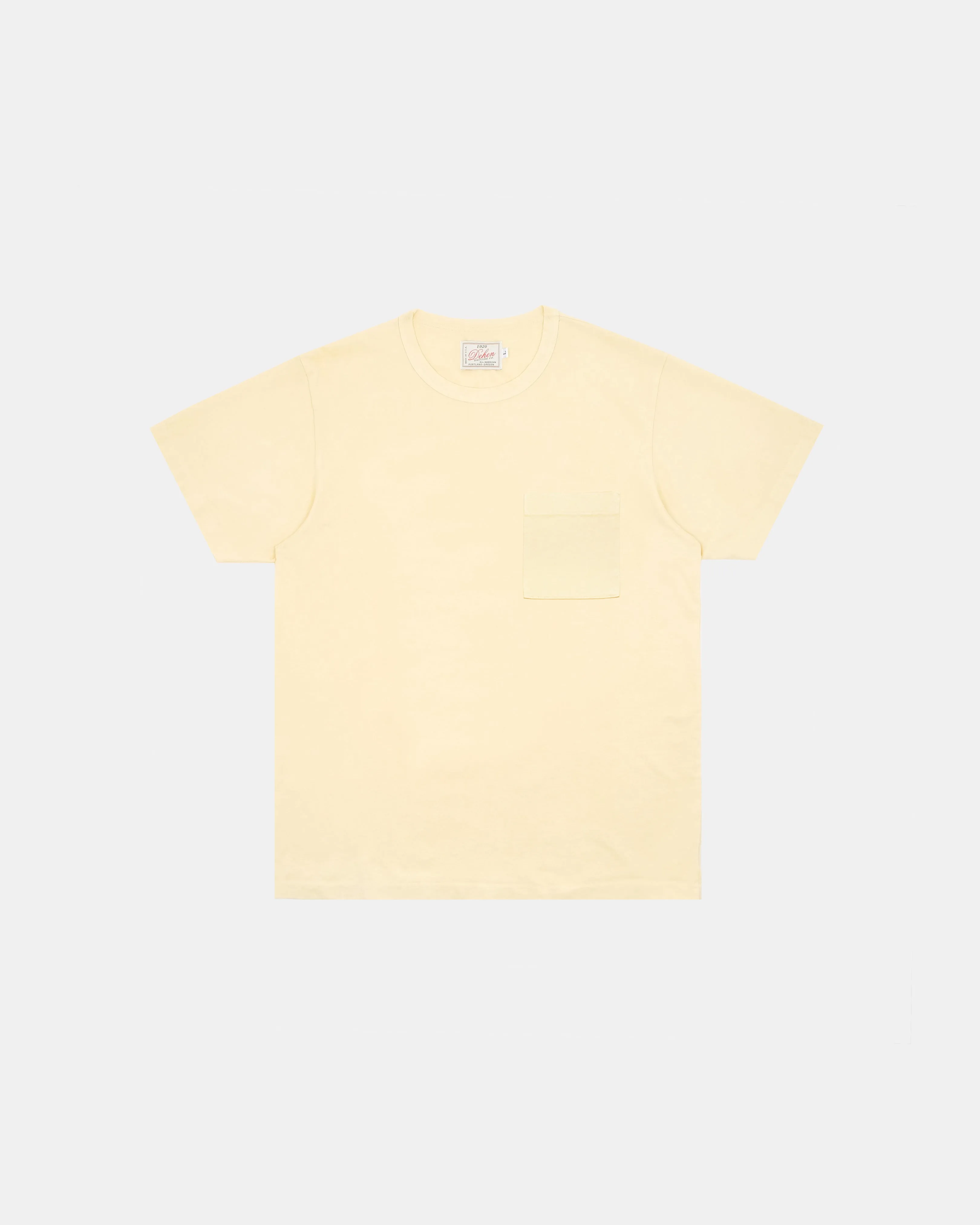 Heavy Duty Tee - Single Pocket - Lemon sold by Dehen 1920