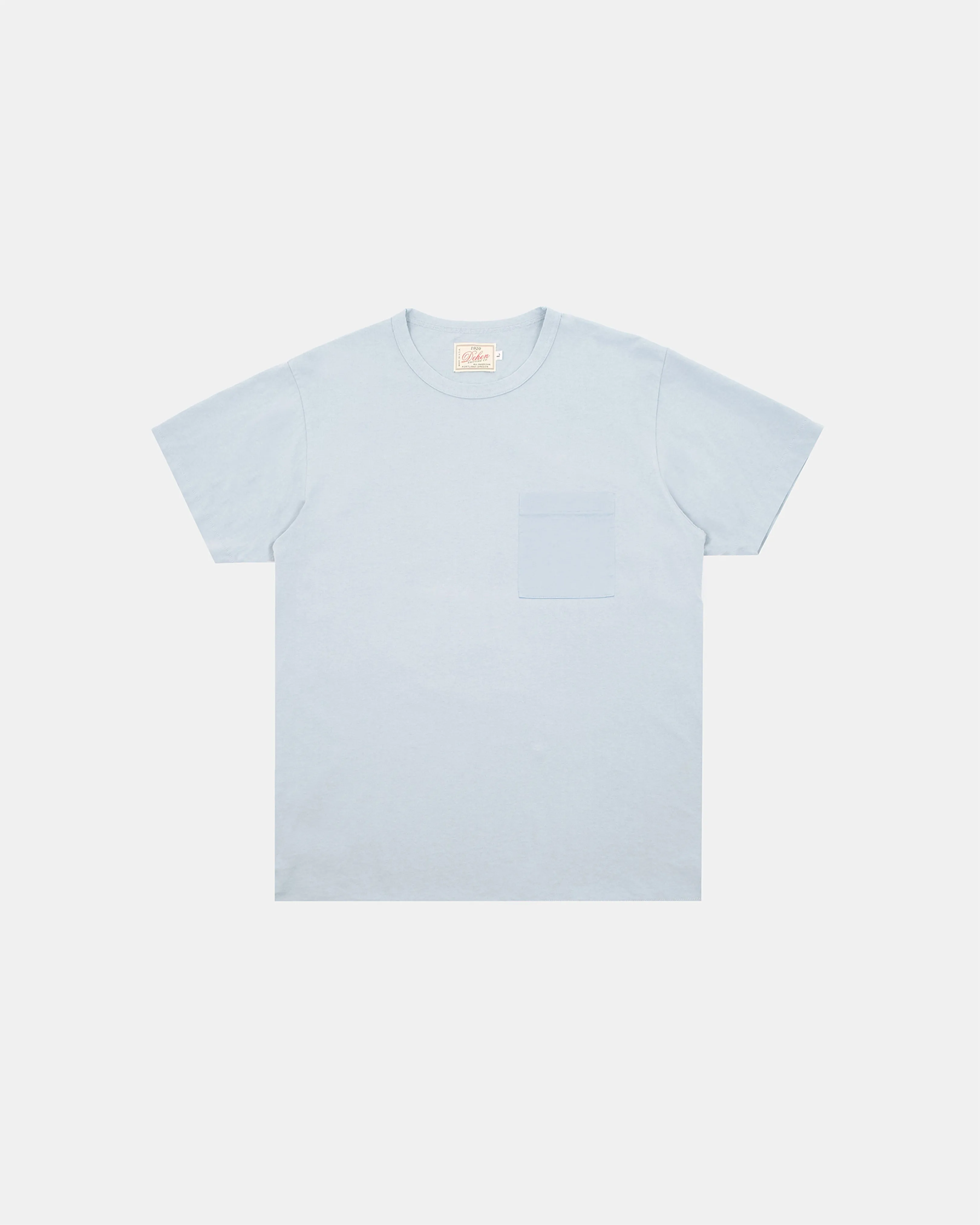 Heavy Duty Tee - Single Pocket - Sky Blue sold by Dehen 1920