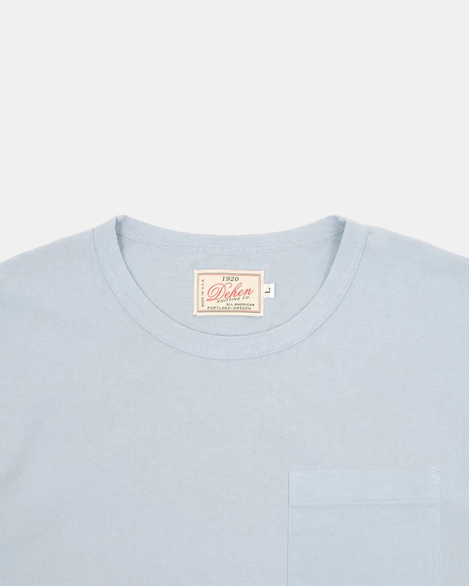 Heavy Duty Tee - Single Pocket - Sky Blue sold by Dehen 1920 product image thumbnail 2