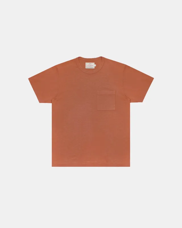 Heavy Duty Tee - Single Pocket - Terracotta sold by Dehen 1920