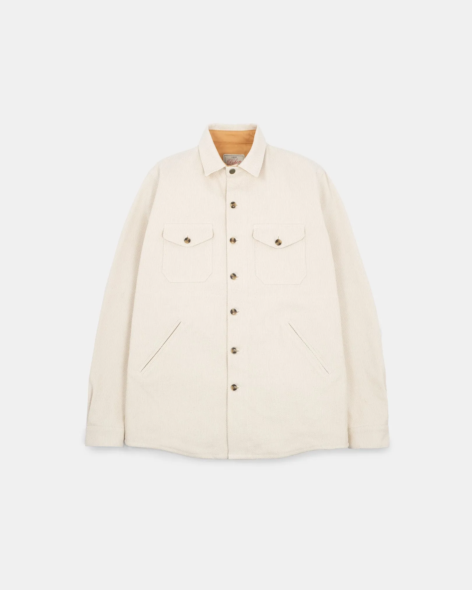 Crissman Overshirt - Natural Sashiko sold by Dehen 1920