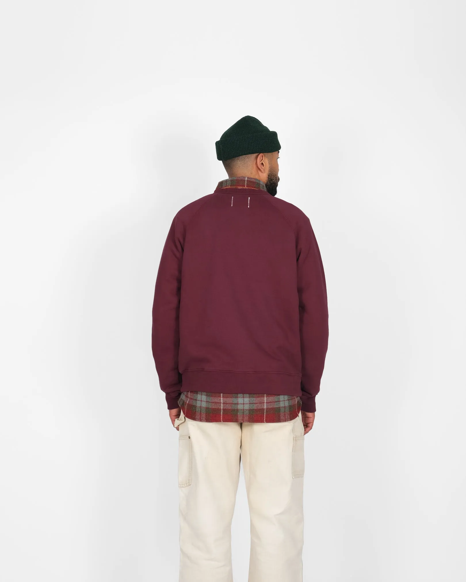 Heavy Duty Crew - Burgundy sold by Dehen 1920 product image thumbnail 4