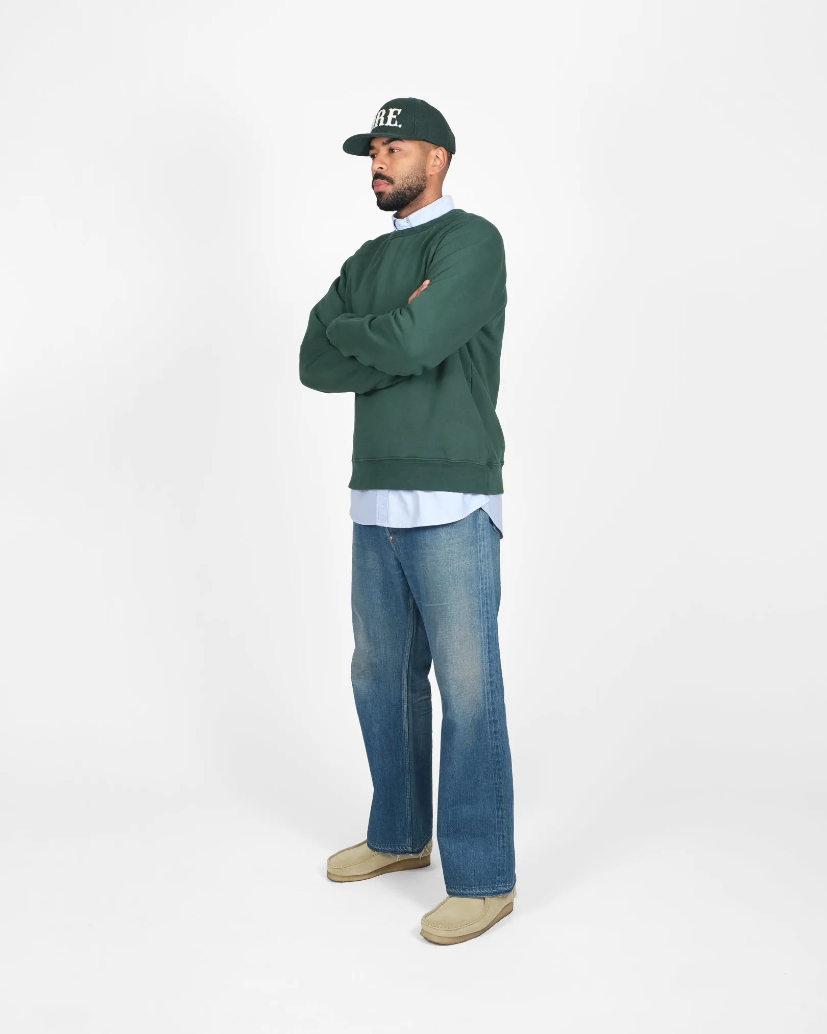 Heavy Duty Crew - Evergreen sold by Dehen 1920 product image thumbnail 3