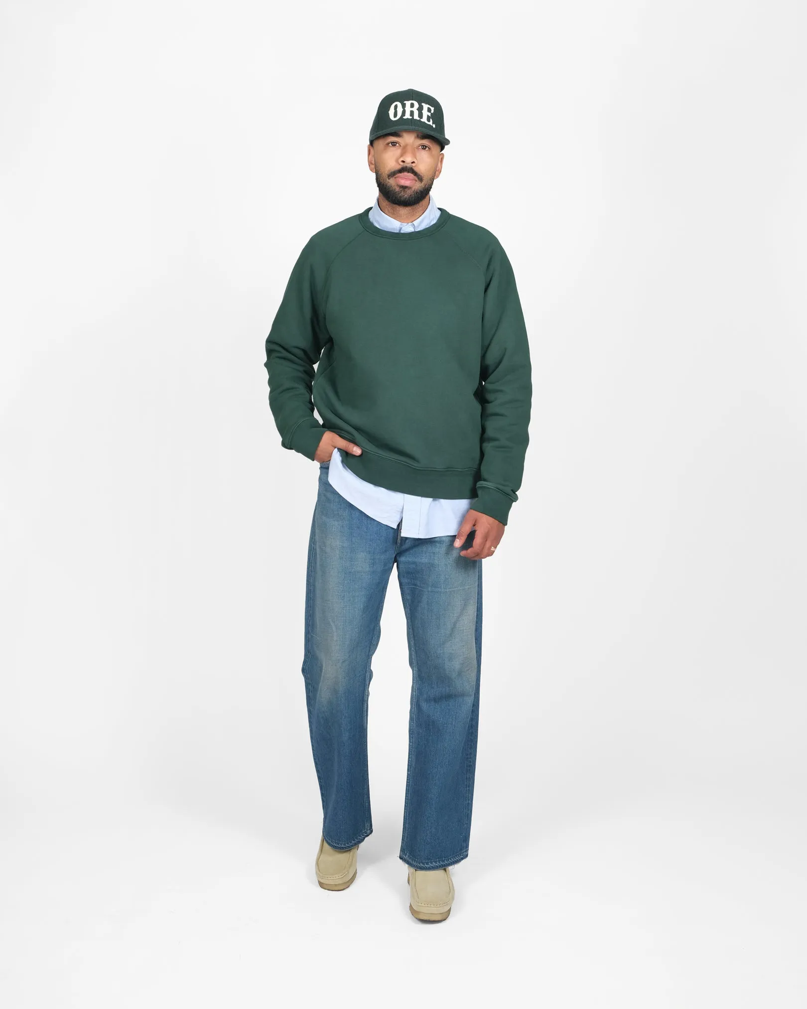 Heavy Duty Crew - Evergreen sold by Dehen 1920 product image thumbnail 2