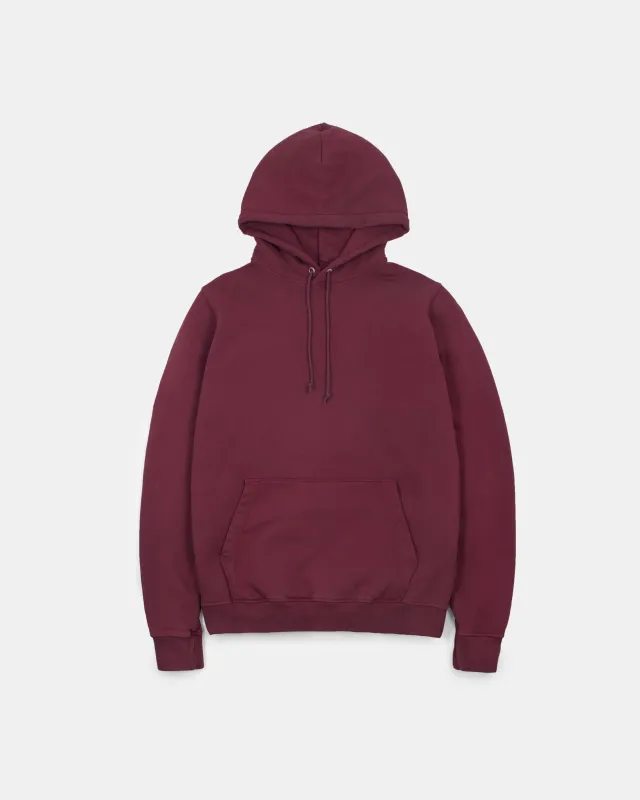 Heavy Duty Hoodie - Burgundy made by Dehen 1920