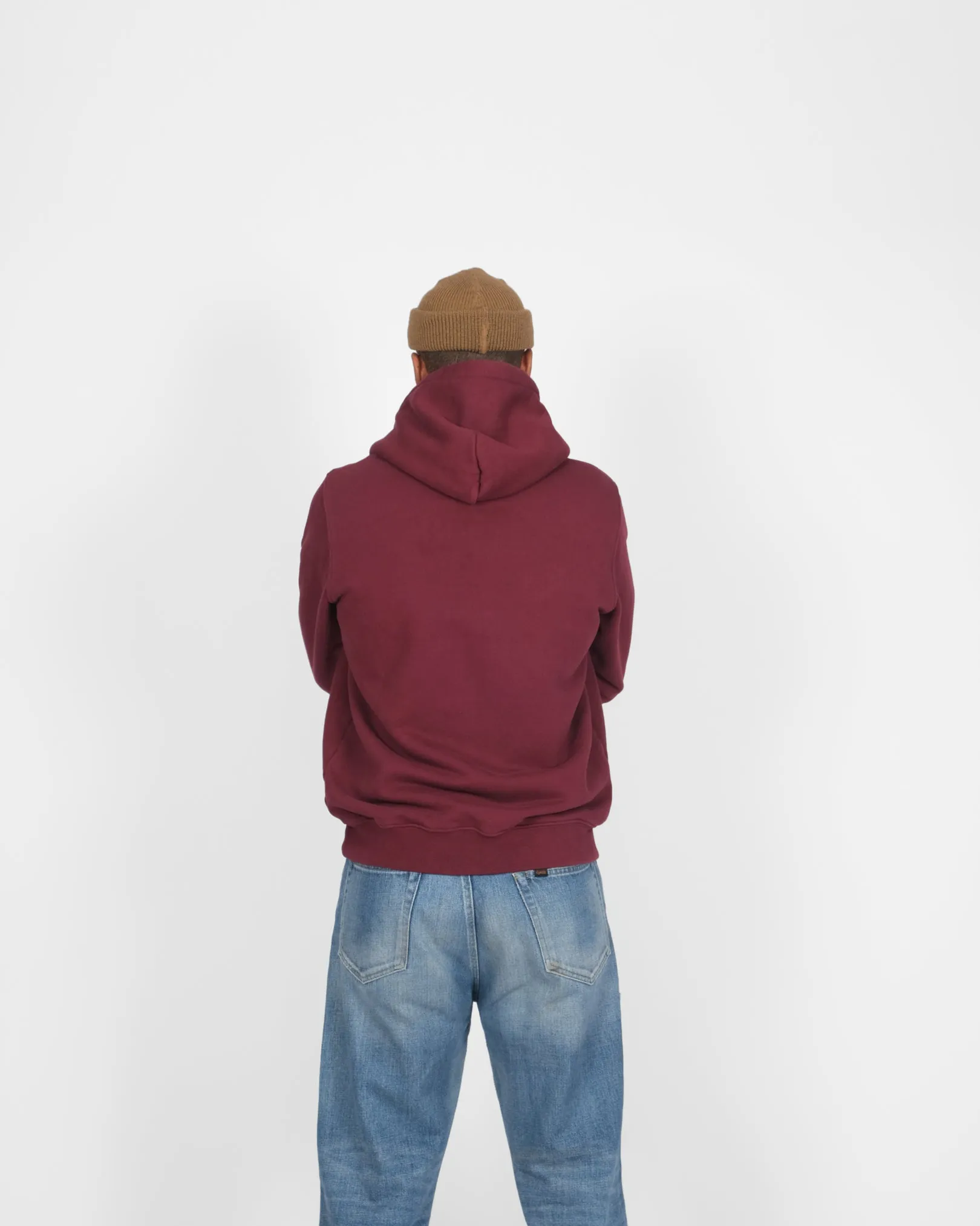 Heavy Duty Hoodie - Burgundy sold by Dehen 1920 product image thumbnail 5