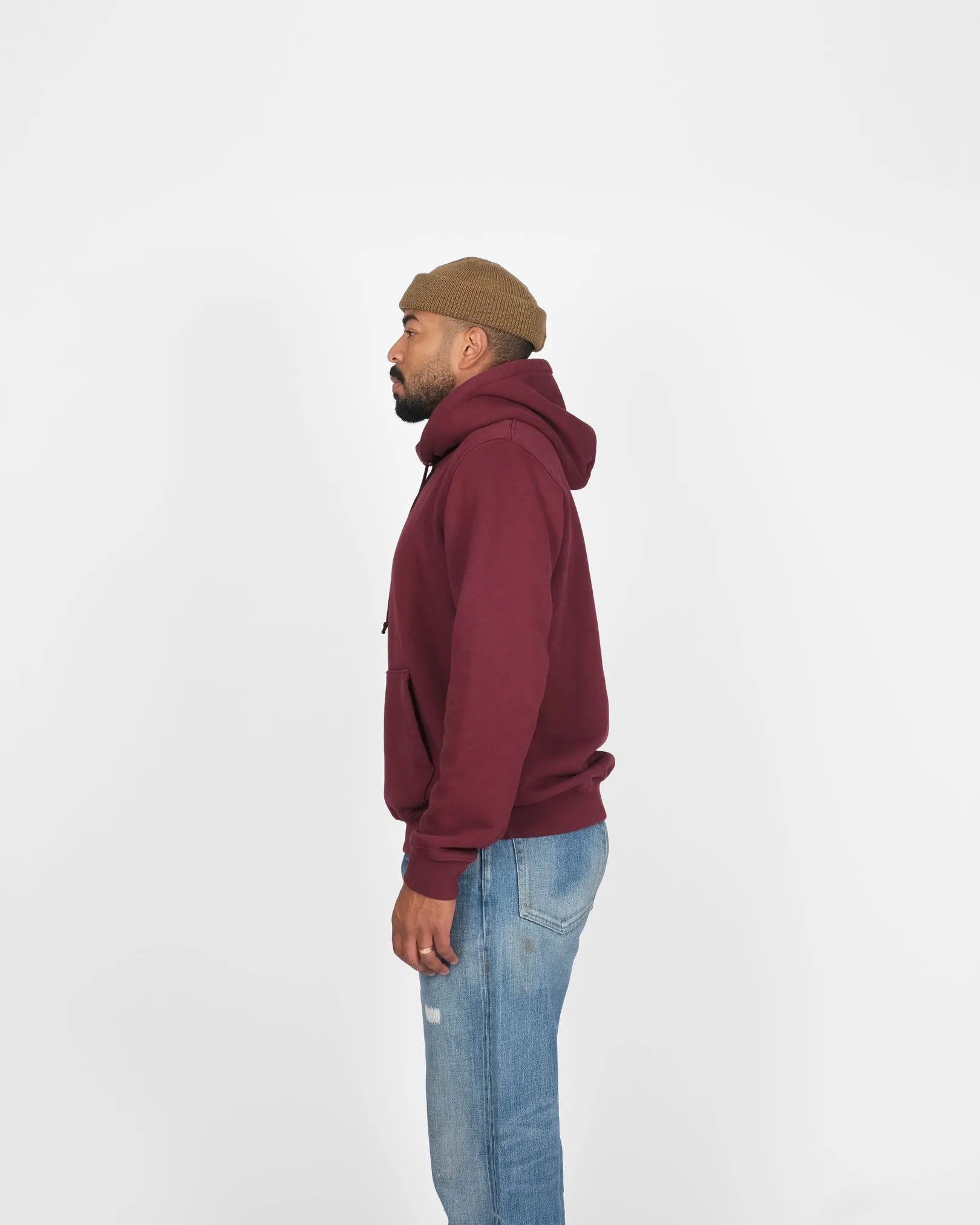 Heavy Duty Hoodie - Burgundy sold by Dehen 1920 product image thumbnail 4