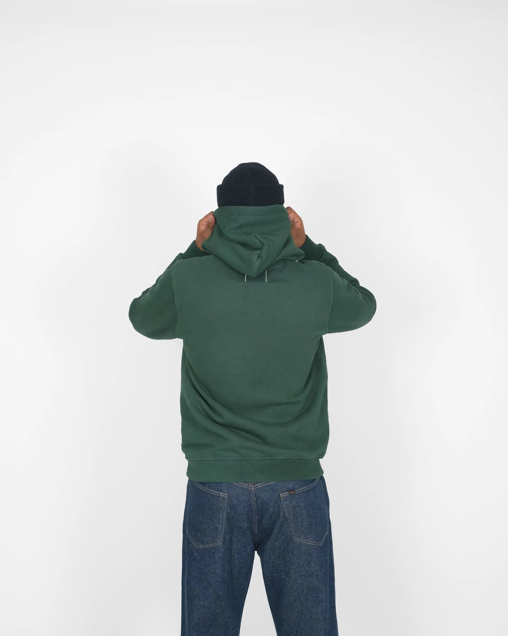Heavy Duty Hoodie - Evergreen sold by Dehen 1920 product image thumbnail 5