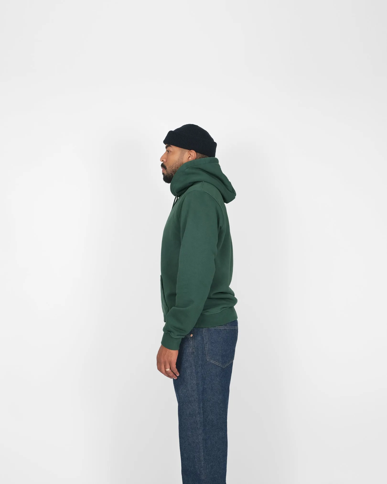 Heavy Duty Hoodie - Evergreen sold by Dehen 1920 product image thumbnail 4