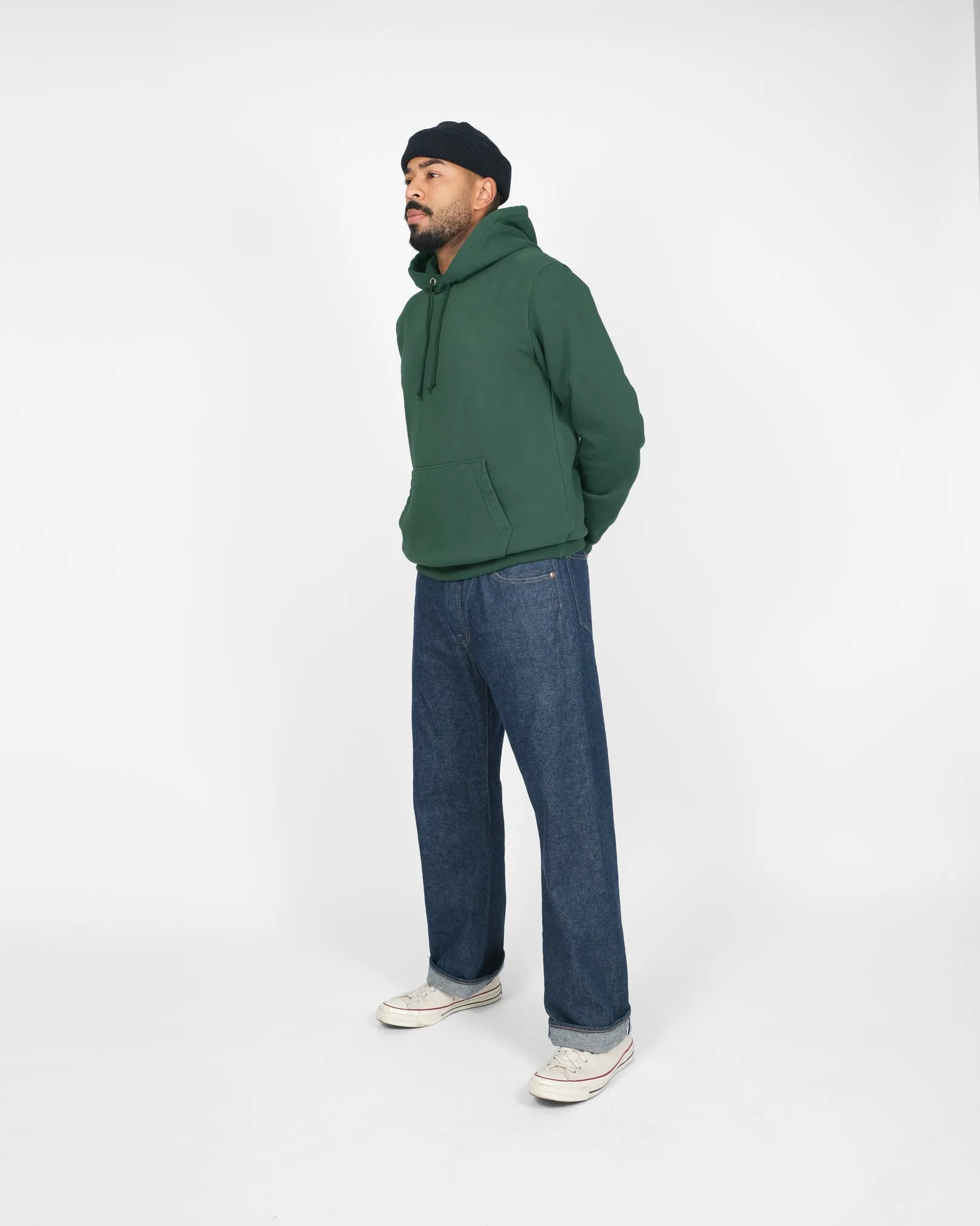 Heavy Duty Hoodie - Evergreen sold by Dehen 1920 product image thumbnail 3