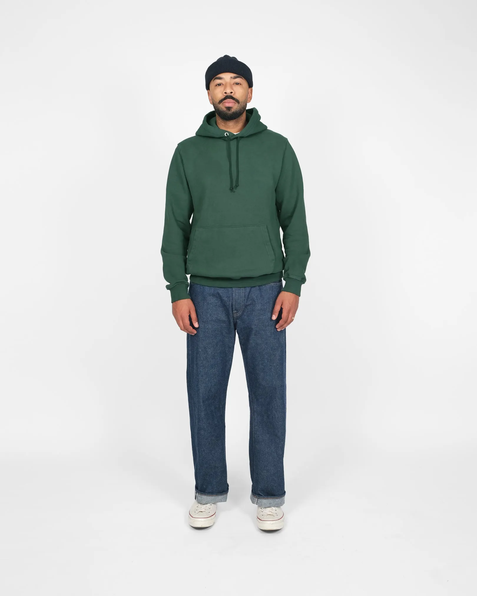 Heavy Duty Hoodie - Evergreen sold by Dehen 1920 product image thumbnail 2