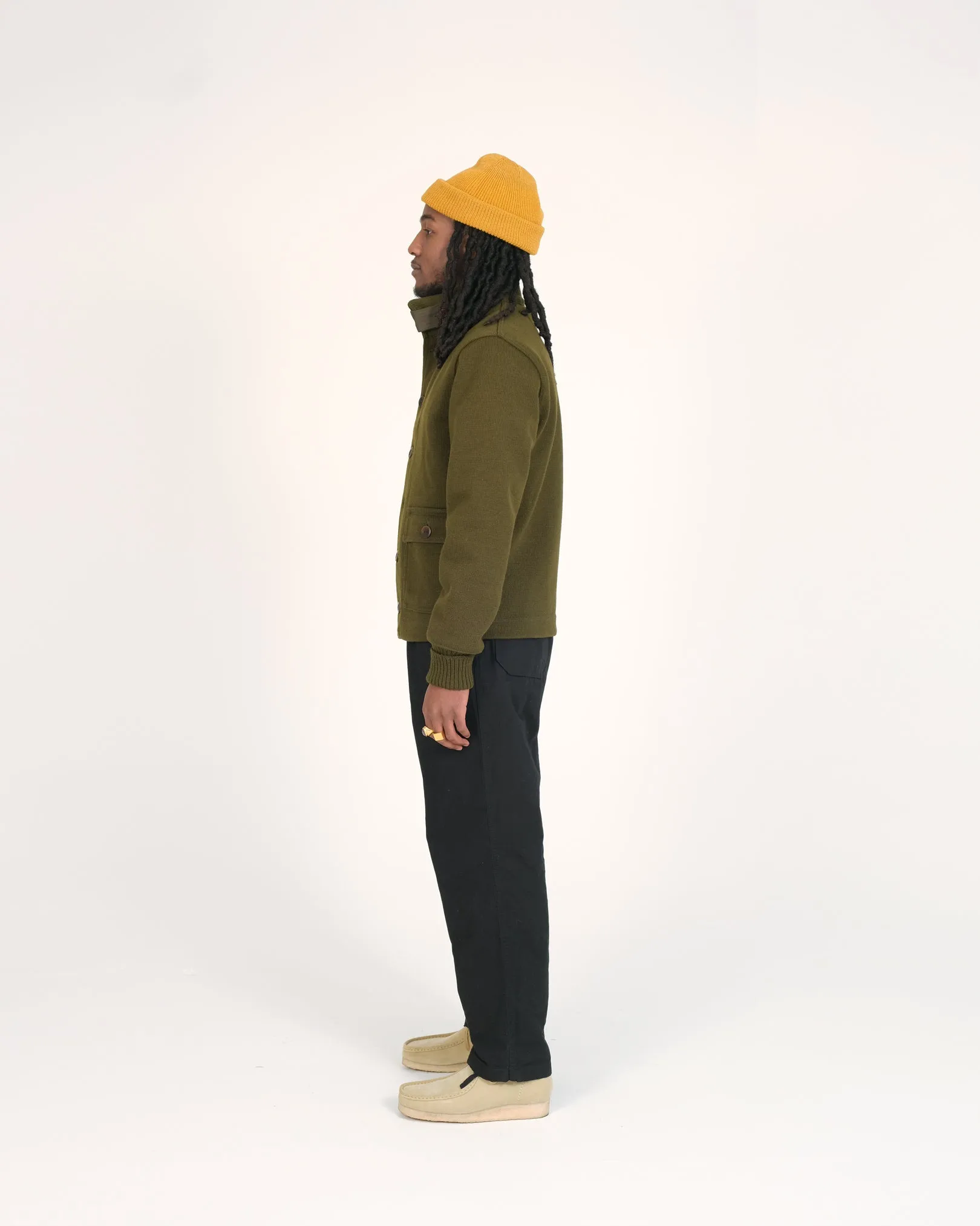 Submariner Sweater Coat - Loden sold by Dehen 1920 product image thumbnail 4