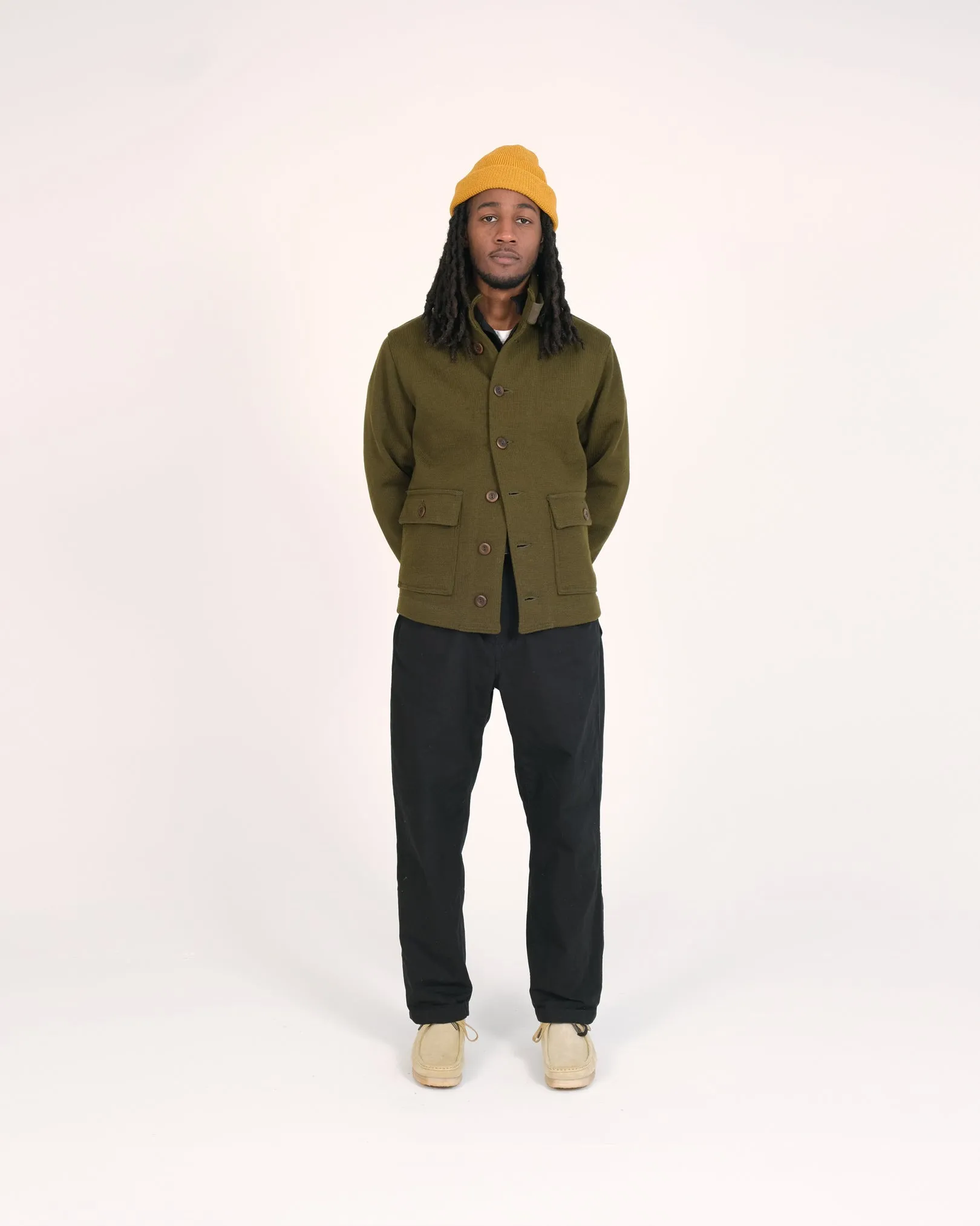 Submariner Sweater Coat - Loden sold by Dehen 1920 product image thumbnail 2